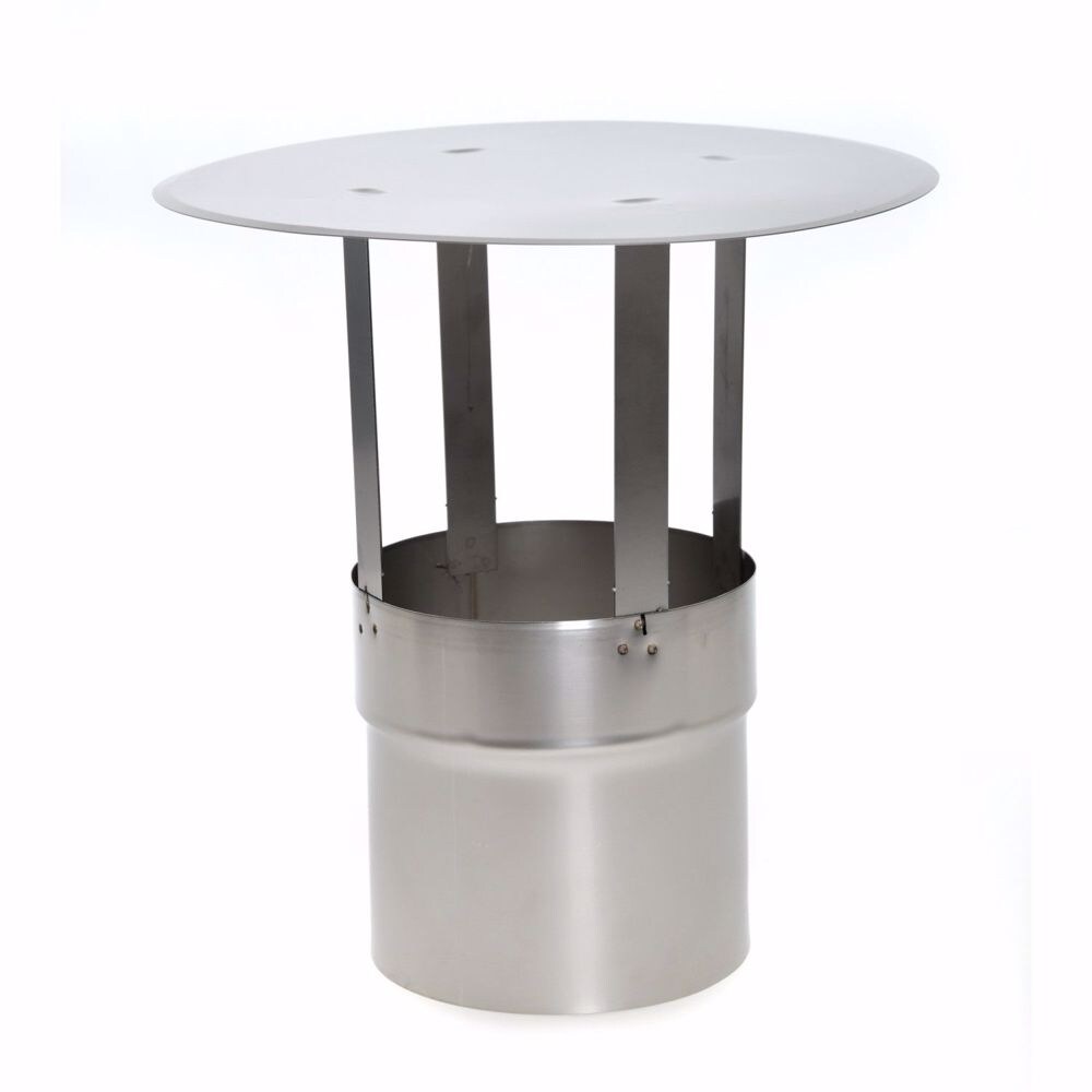 acerto&reg; Edelstahl Schornsteinabdeckung 120mm - Bild 1