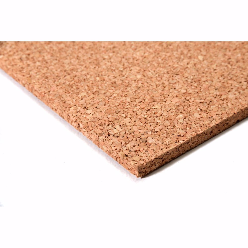 acerto® Pinnwand Korkplatte Dämmmatte 75 x 100 cm 10 mm