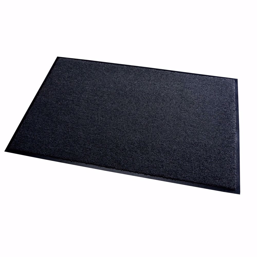 acerto® Schmutzfangmatte ZANZIBAR schwarz 40x60cm
