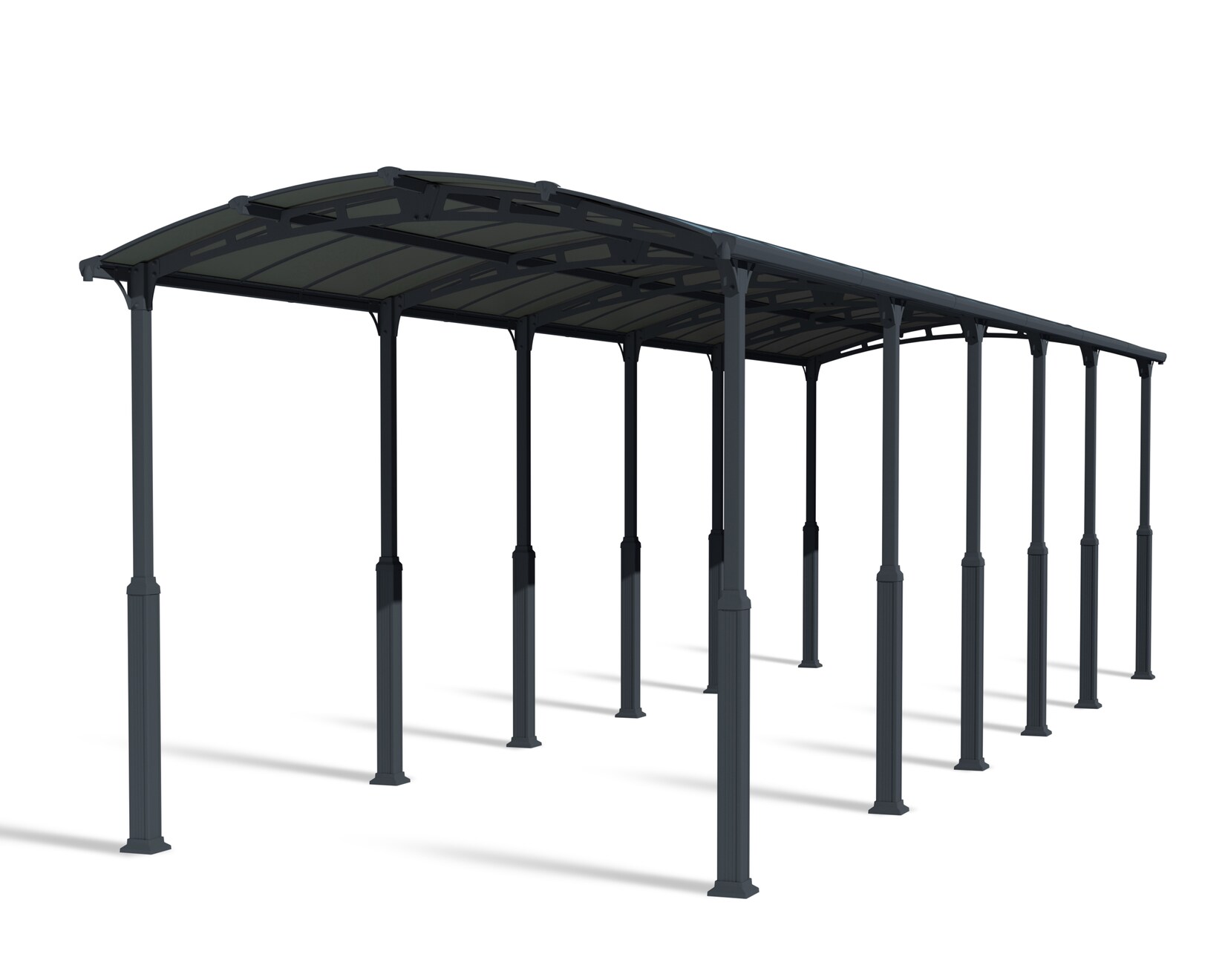Palram - Canopia Alpine 3.6 X 13 Carport Wohnmobil in Grau
