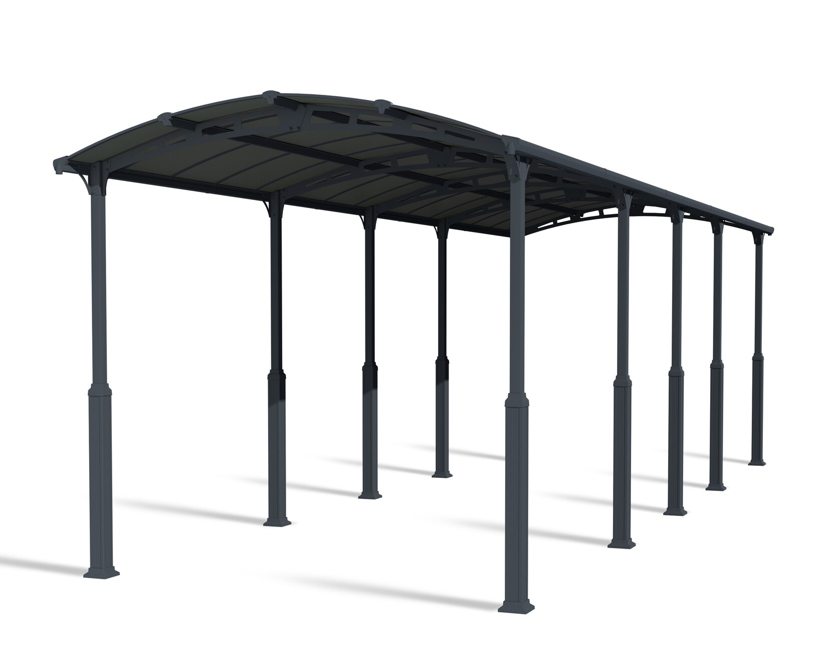 Palram – Canopia   Alpine 3.6 X 11 Carport Wohnmobil Grau | 07290108601145