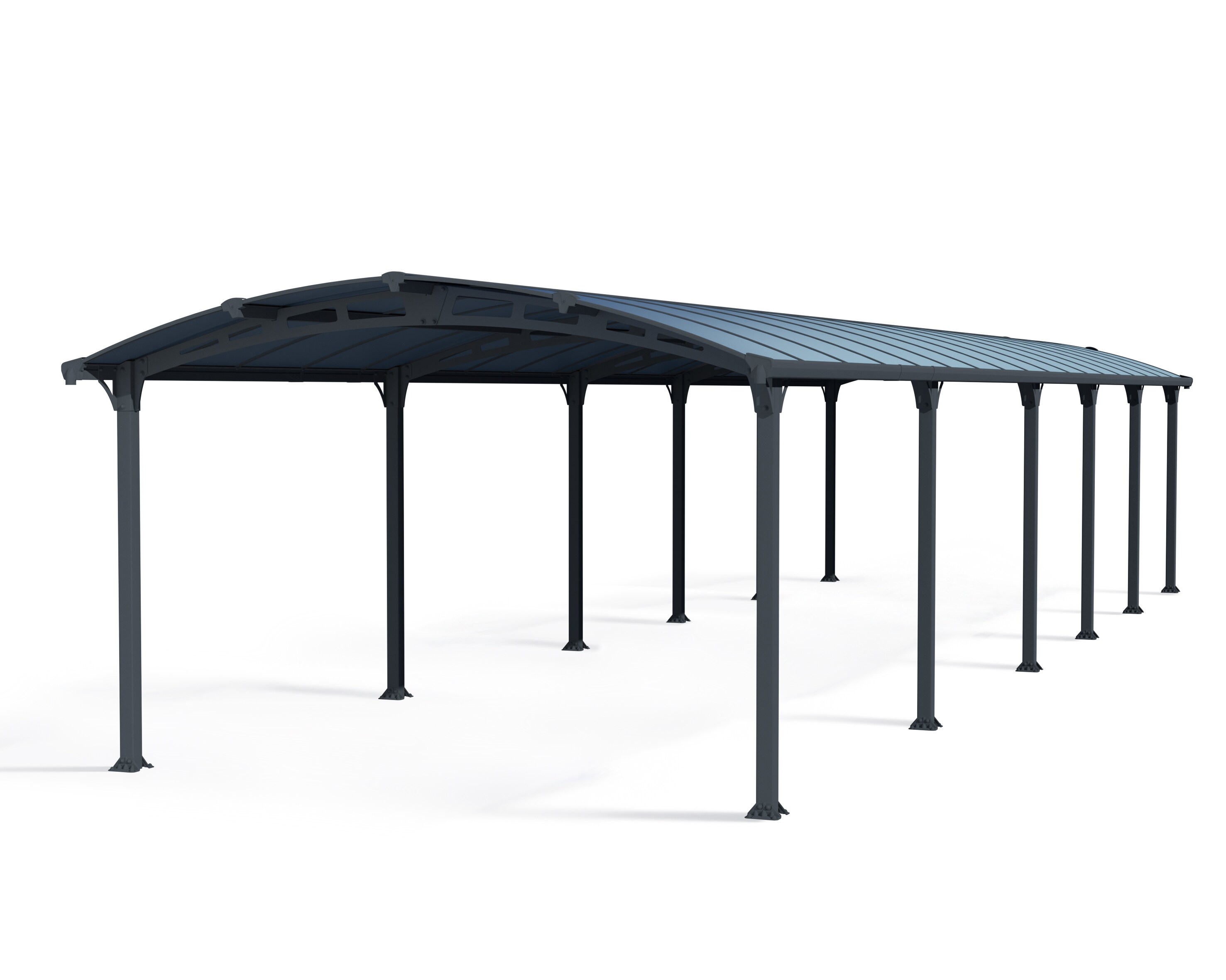 Palram Canopia Arcadia Carport Grau 3.6x13 grau - Bild 1