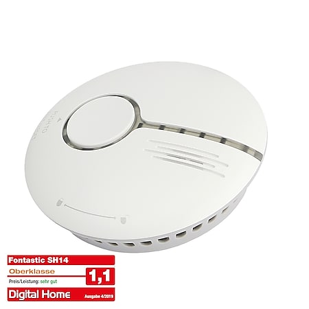 Fontastic Smart Home  WiFi Rauchmelder nach DIN EN14604 - Bild 1