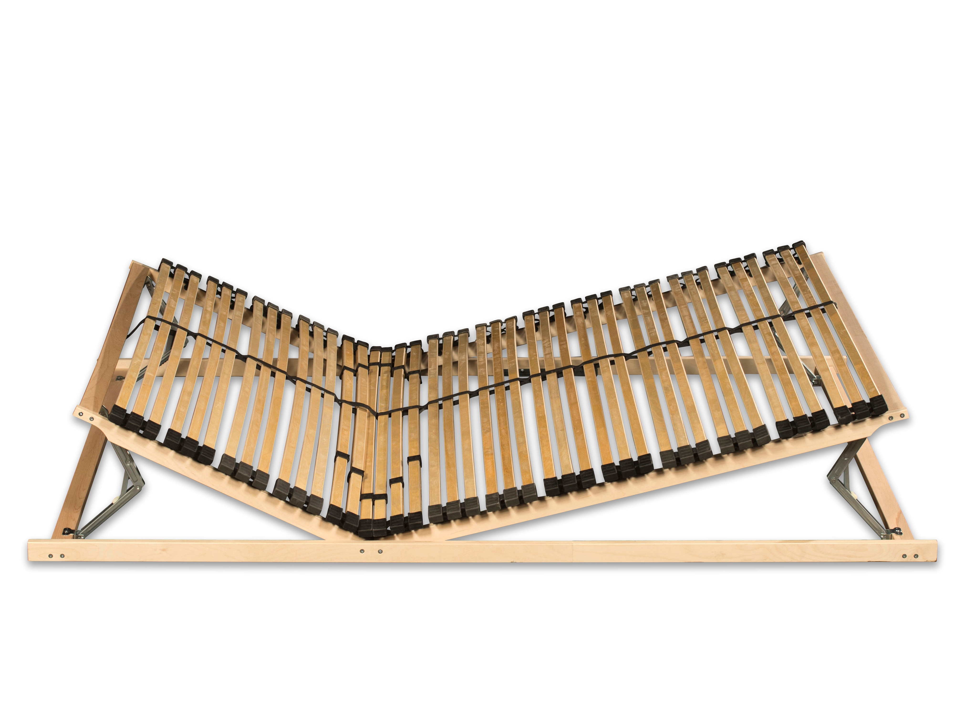 Coemo 7-Zonen Lattenrost PREMIUM Kopf-Fu&szlig;teil 80 x 200 cm verstellbar - Bild 1