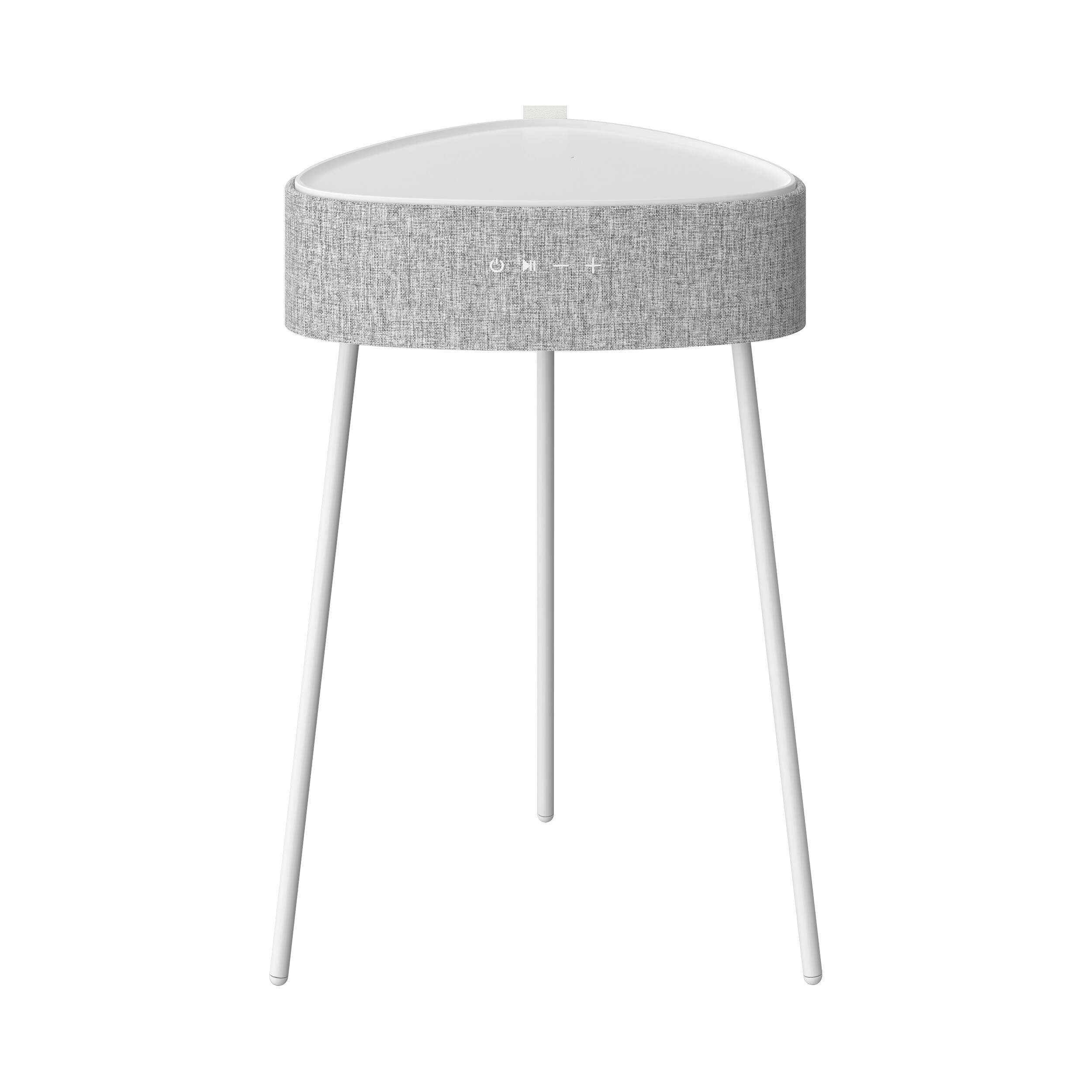 Fontastic Drahtloser Lautsprecher Mesu im Tisch Design wei&szlig; - Bild 1