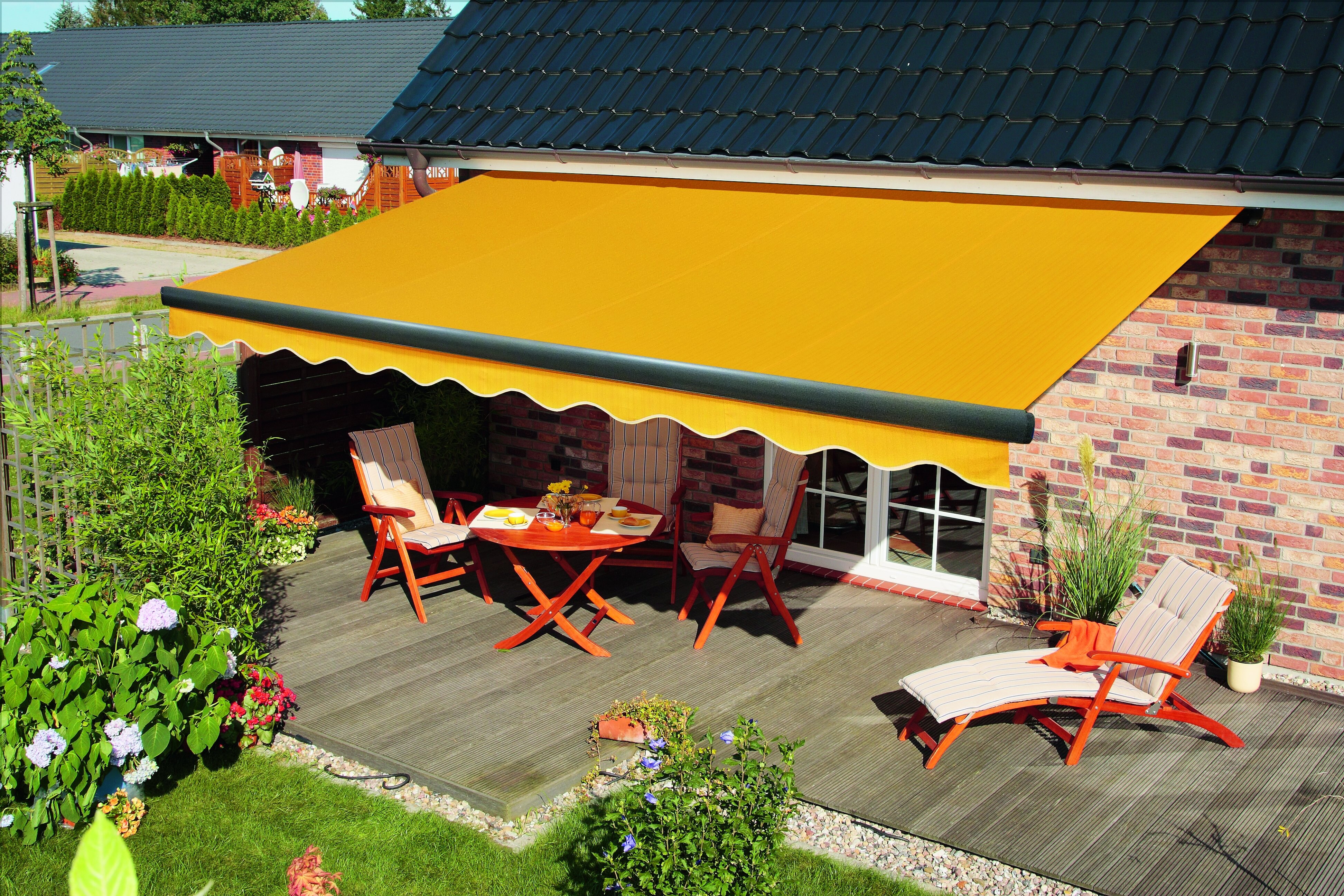 Spettmann Halbkassette SUNBURST anthrazit 400x300 cm - Bild 1