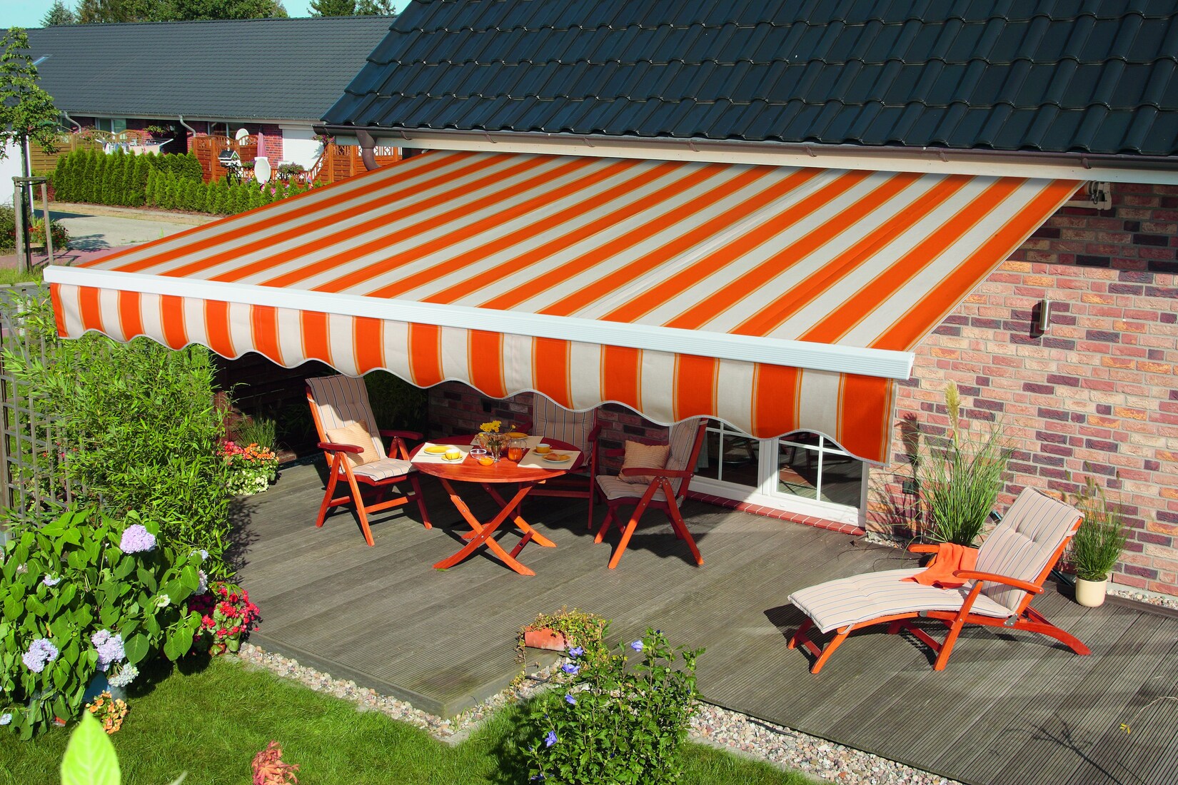 Spettmann Gelenkarmmarkise BASIS weiss 250×200 cm | 04014922222538