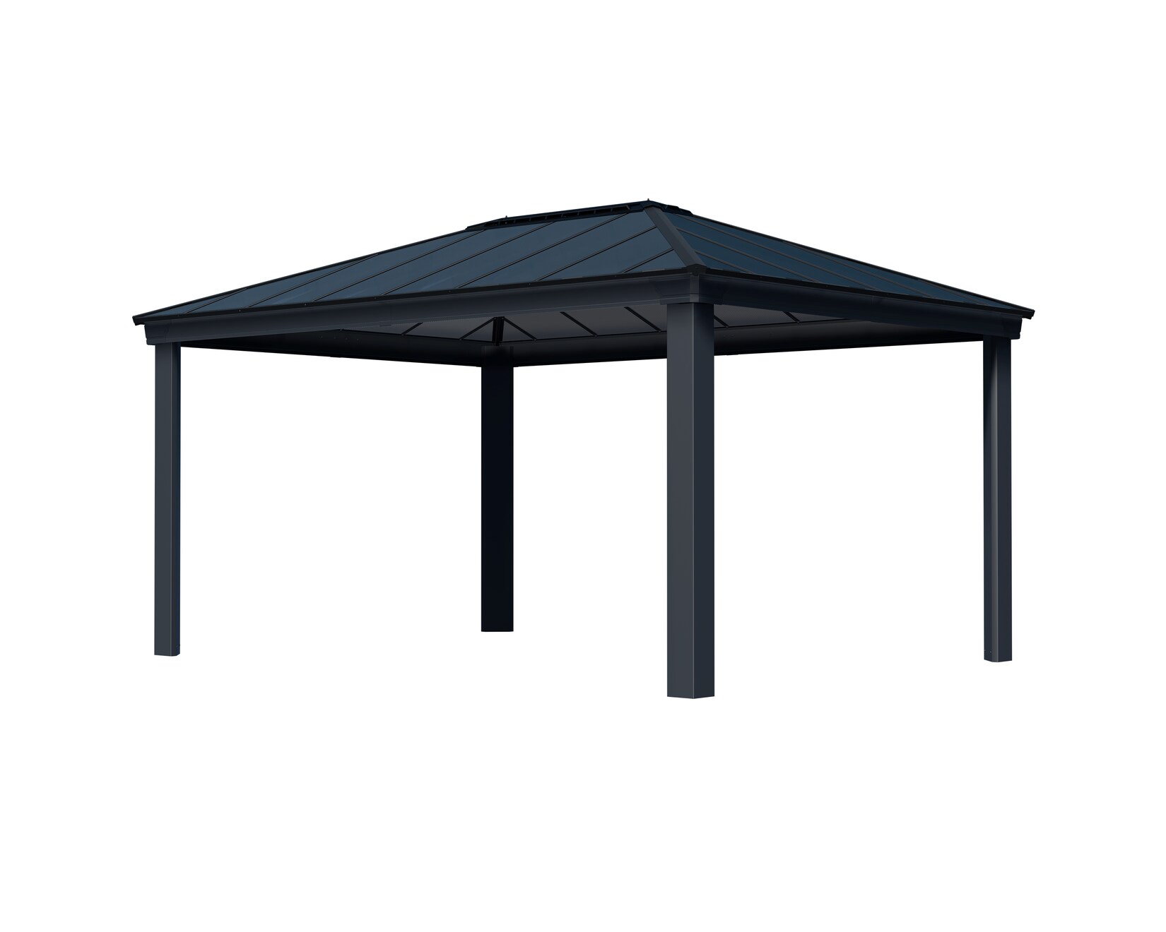 Palram - Canopia   Dallas 4.3 X 4.9 Gartenpavillon, anthrazit