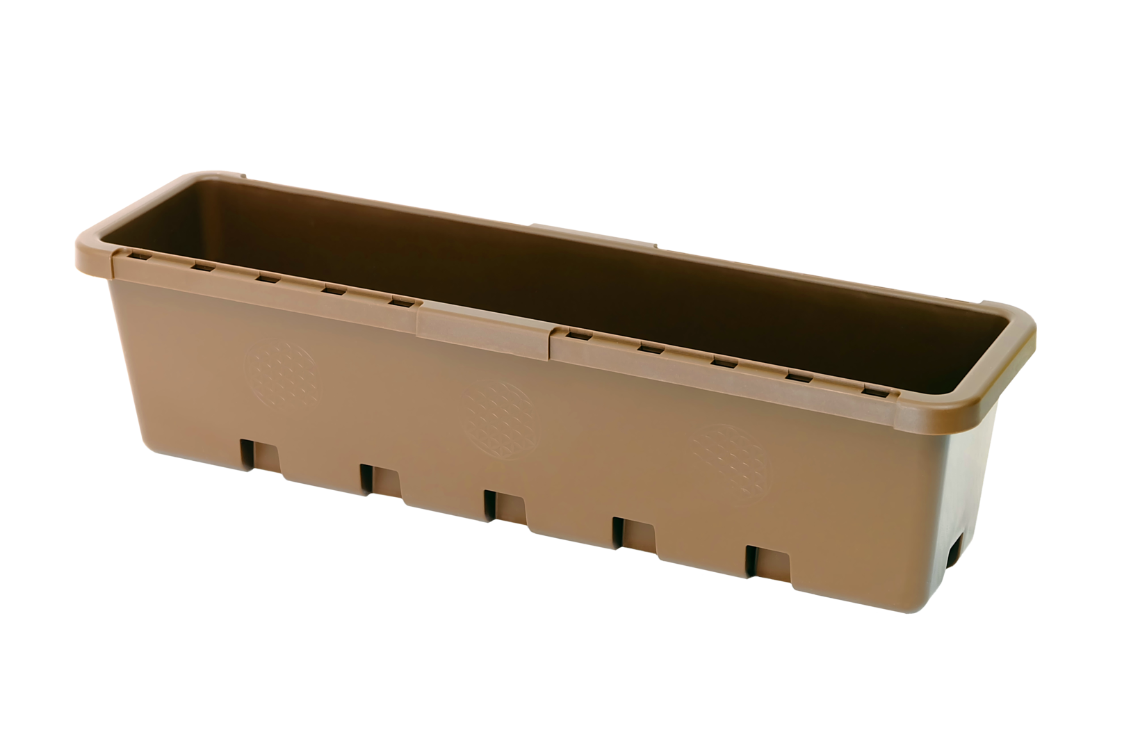 GreenLife Blumenkasten / Kräuterbox 10 Stück, terrabraun, komplett | 04064126000937