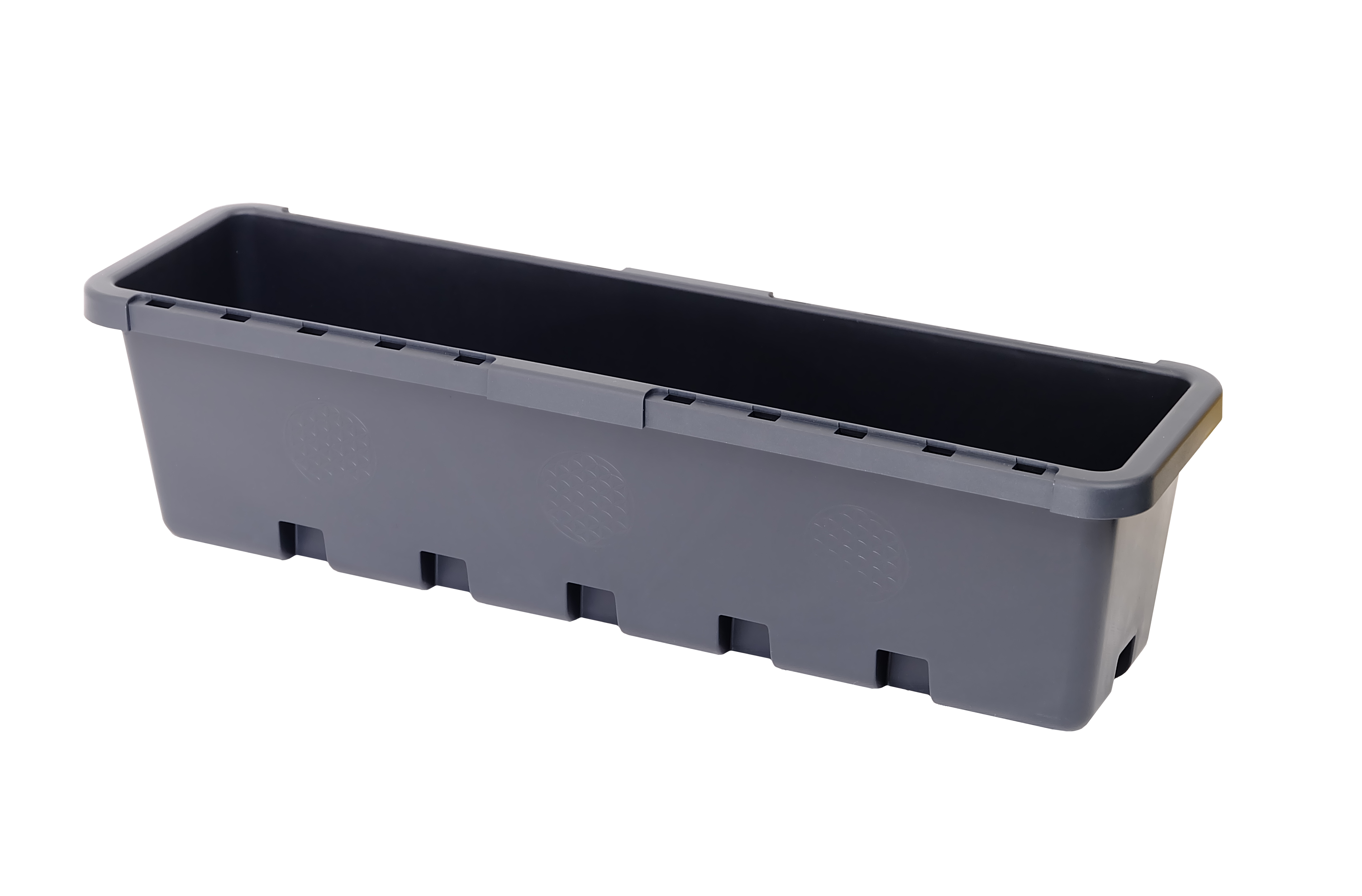 GreenLife Blumenkasten / Kr&auml;uterbox 10 St&uuml;ck, anthrazit, komplett - Bild 1