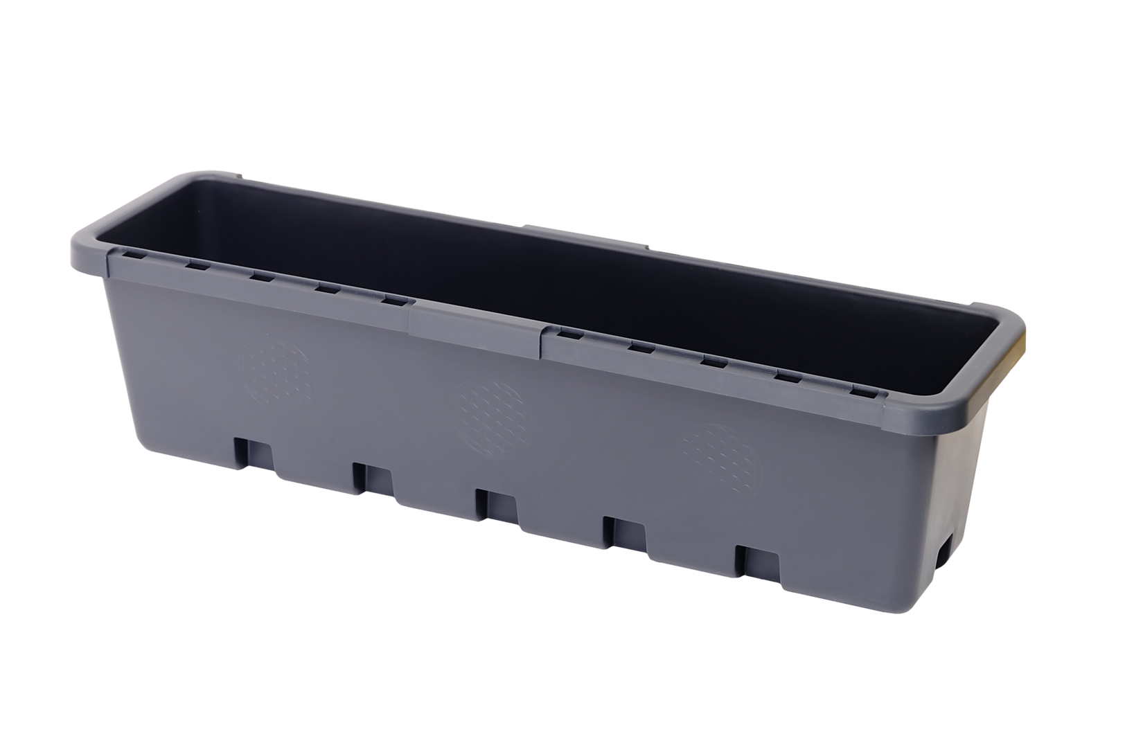 GreenLife Blumenkasten / Kräuterbox 10 Stück, anthrazit, komplett | 04064126000890