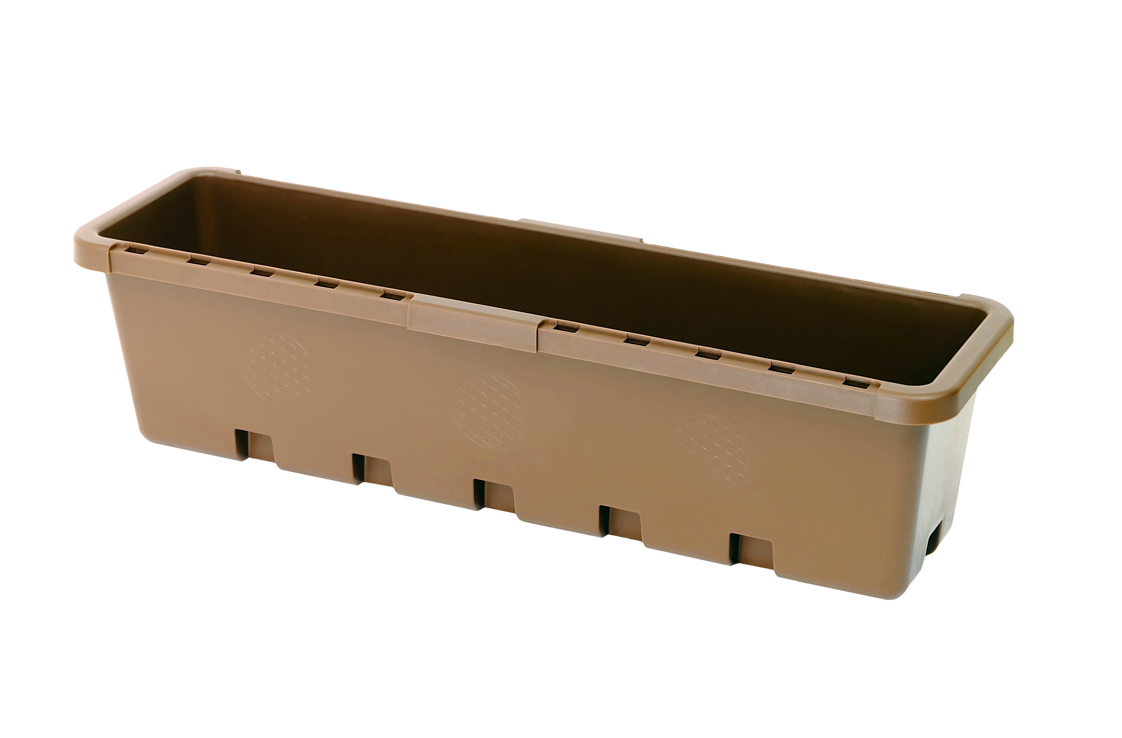 GreenLife Blumenkasten / Kr&auml;uterbox 3 St&uuml;ck, terrabraun, komplett - Bild 1