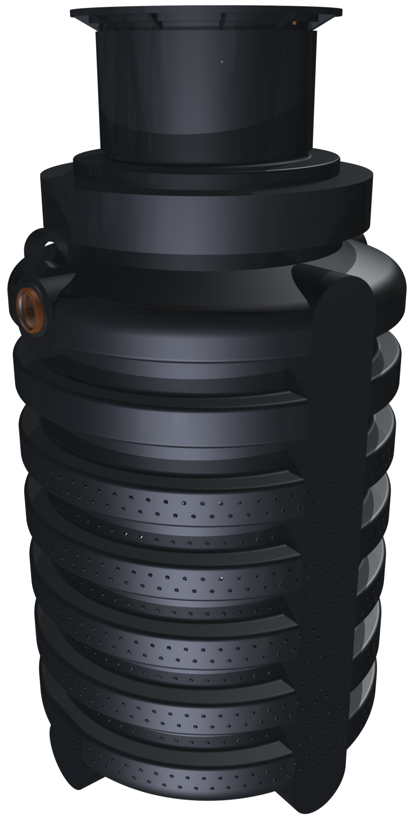 GreenLife Sickerschacht 2.000 l Gartenentwässerung Wassertank mit Sieb | 04400008116585