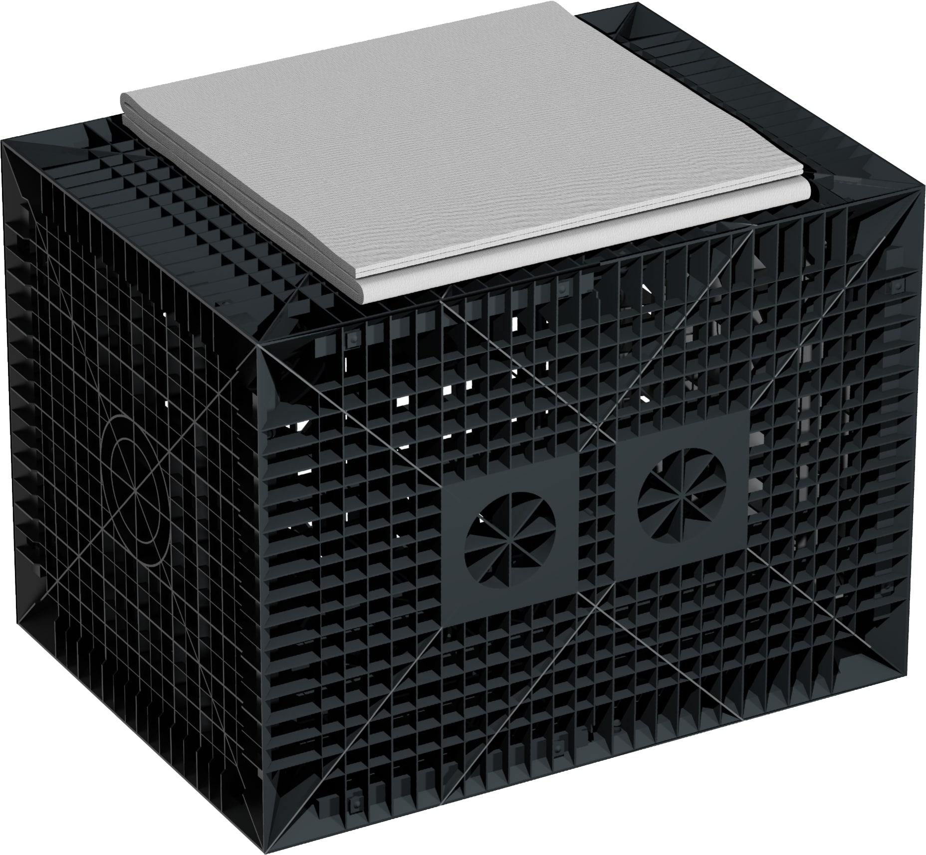 GreenLife Set Versickerung 280l Gartenentw&auml;sserung Sickerw&uuml;rfel - Bild 1