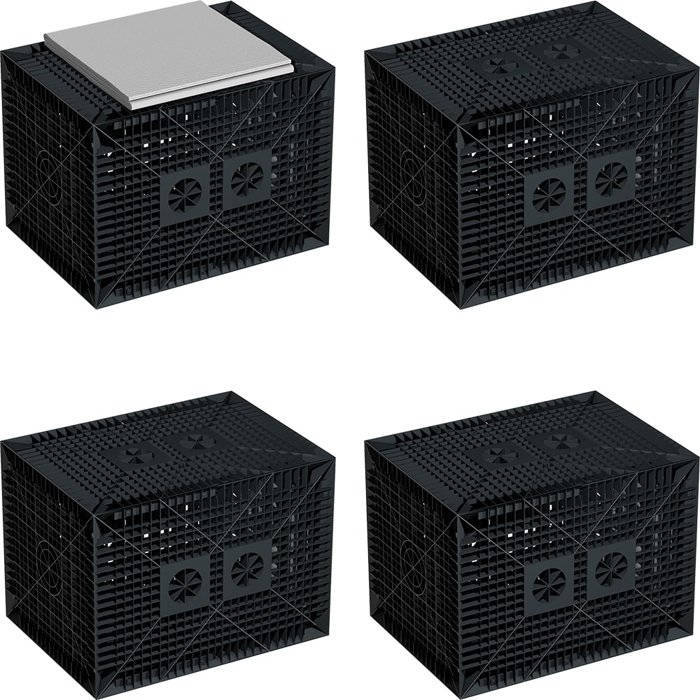 GreenLife Erweiterungsset Versickerung 1.120 l Sickerquader Gartenentw&auml;sserung - Bild 1