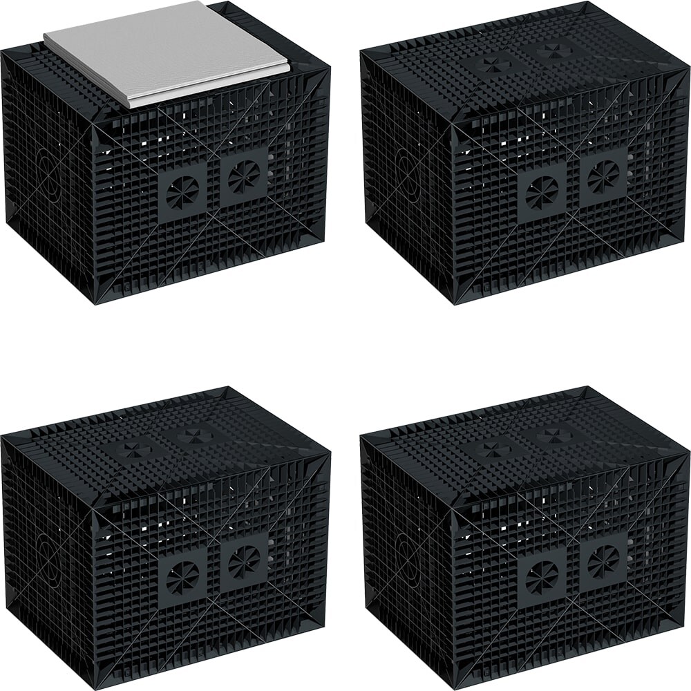 GreenLife Erweiterungsset Versickerung 1.120 l Sickerquader Gartenentwässerung | 04064126001514