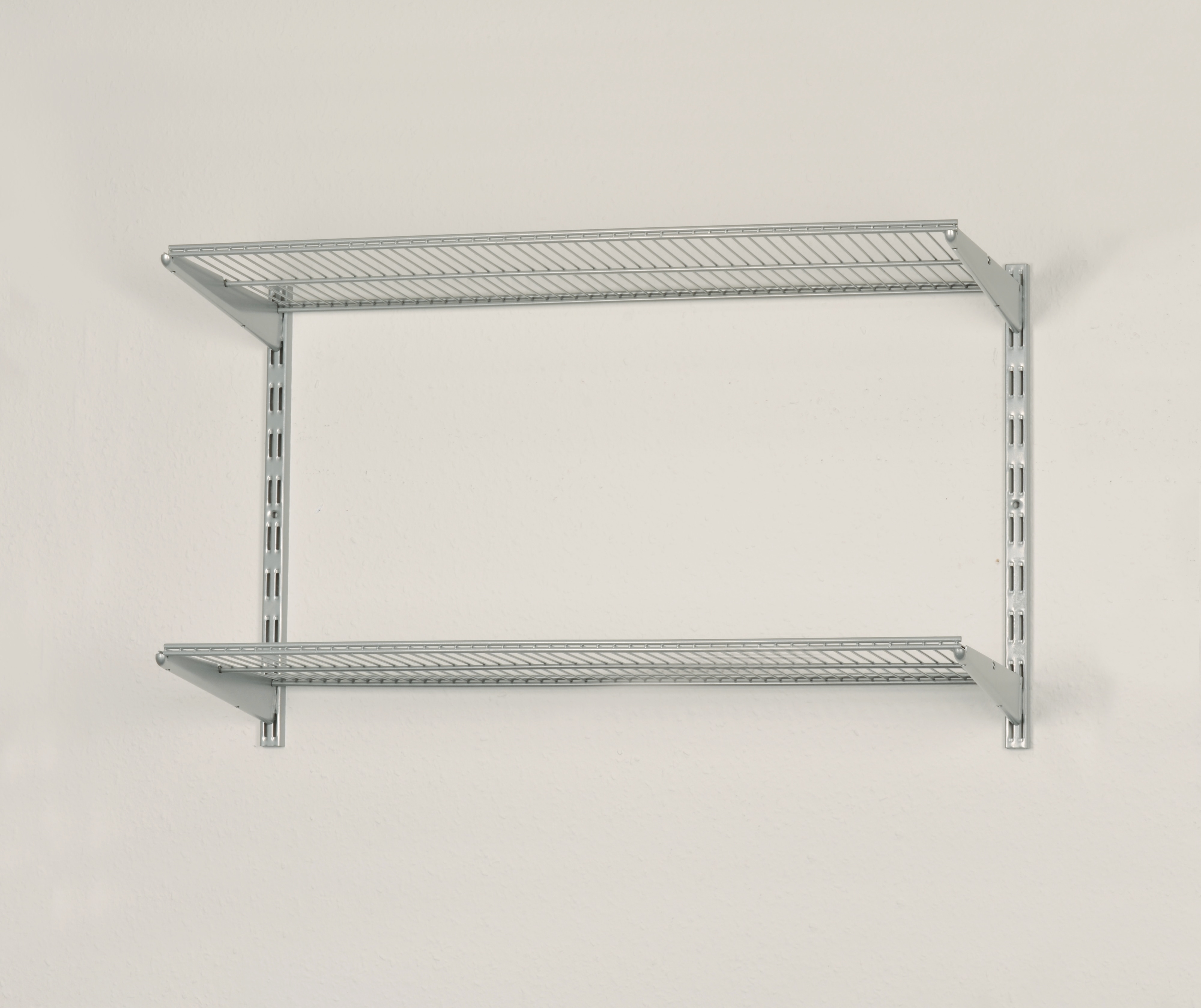 Element System Regal-Set Storage Wandregal Wandboard B&uuml;cherregal wei&szlig;-silber B82,8xH47,3xT33,2 cm - Bild 1