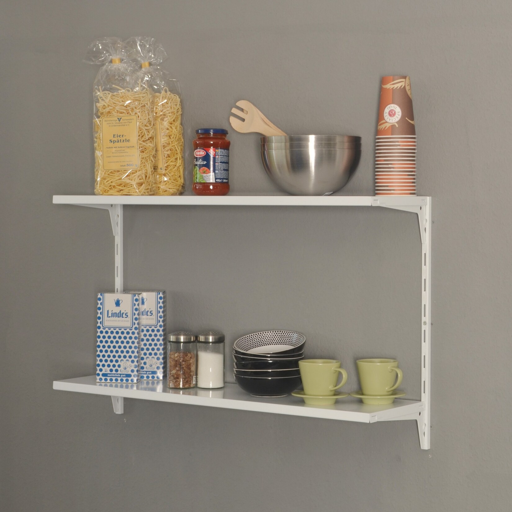 Element System Regal-Set Office weiß Wandregal Ablage Wandboard Bücherregal | 04006676125562