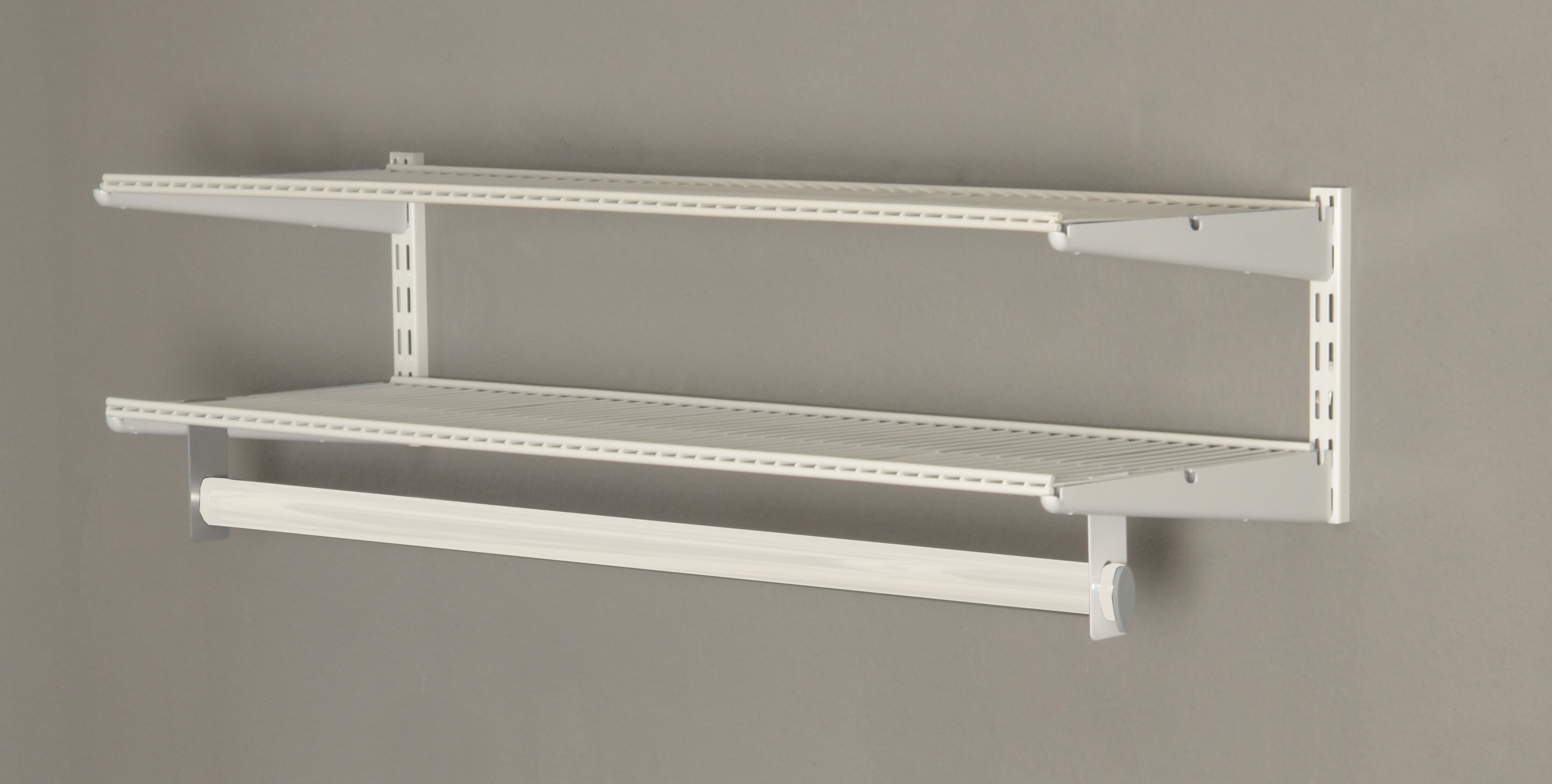 Element System Regal-Set Wardrobe, wei&szlig; Garderobe Jackenst&auml;nder Kleiderhaken - Bild 1