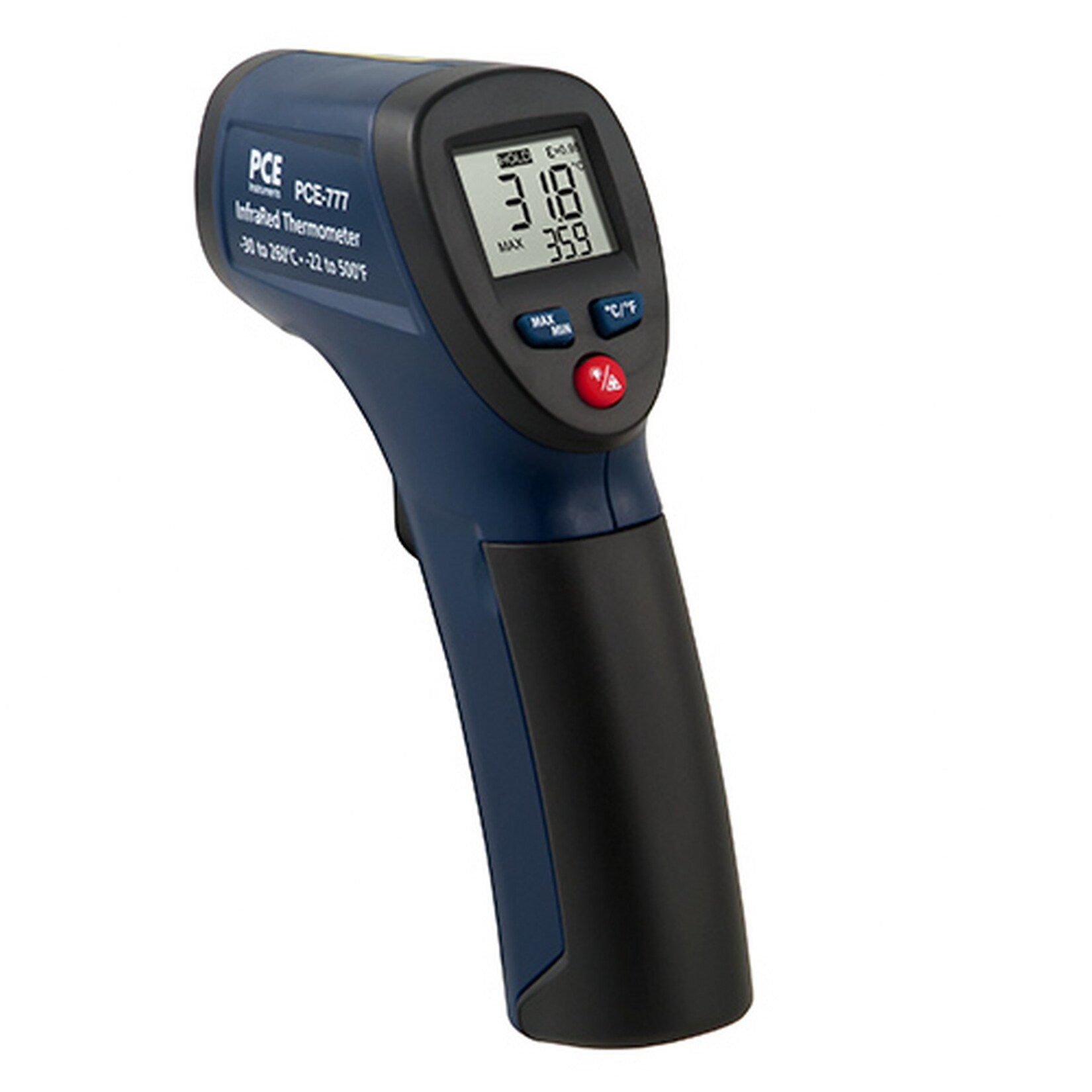 PCE Infrarotthermometer Laserpointer Messung von Oberflächentemperatur | 04250348715166
