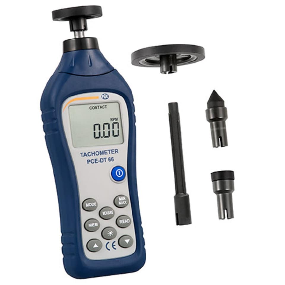 PCE Drehzahlmessger&auml;t PCE-DT 66 Umdrehungsmesser Handtachometer - Bild 1
