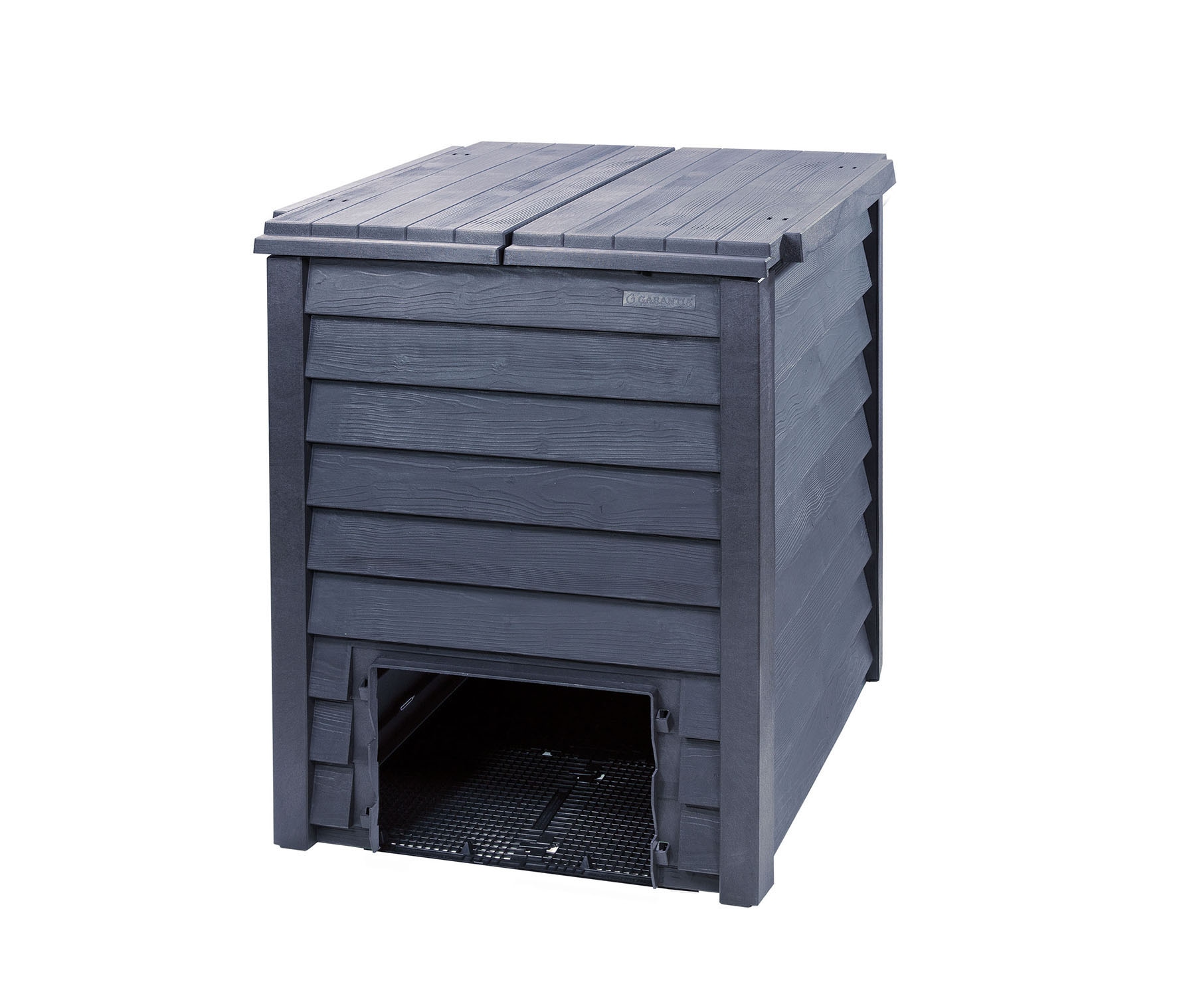 GARANTIA Thermo Wood Komposter 400 L inkl. Bodengitter Gartenkomposter Schnellkomposter - Bild 1