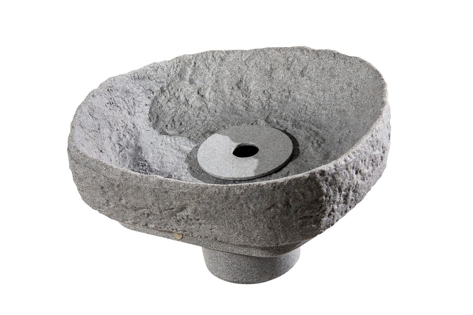 GreenLife Springbrunnen-Set f&uuml;r den Dekor-Regenspeicher "Hinkelstein", granitgrau - Bild 1