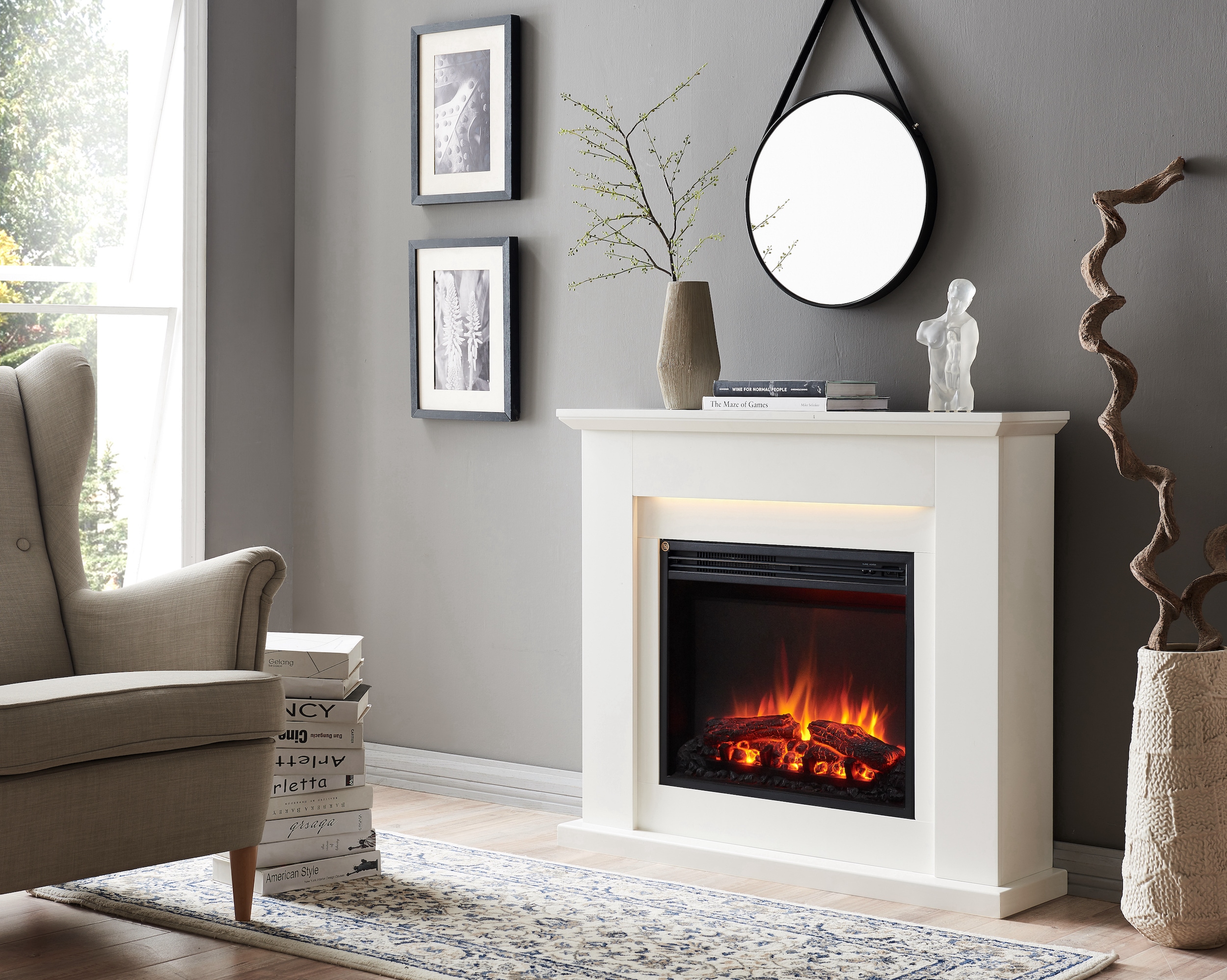 CrownFlame Elektrokamin Hektor - Bild 1