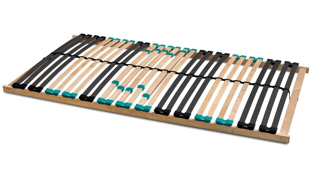 Coemo 7-Zonen Lattenrost DR&Ouml;MSON 28 Federleisten starr 100 x 200 cm - Bild 1