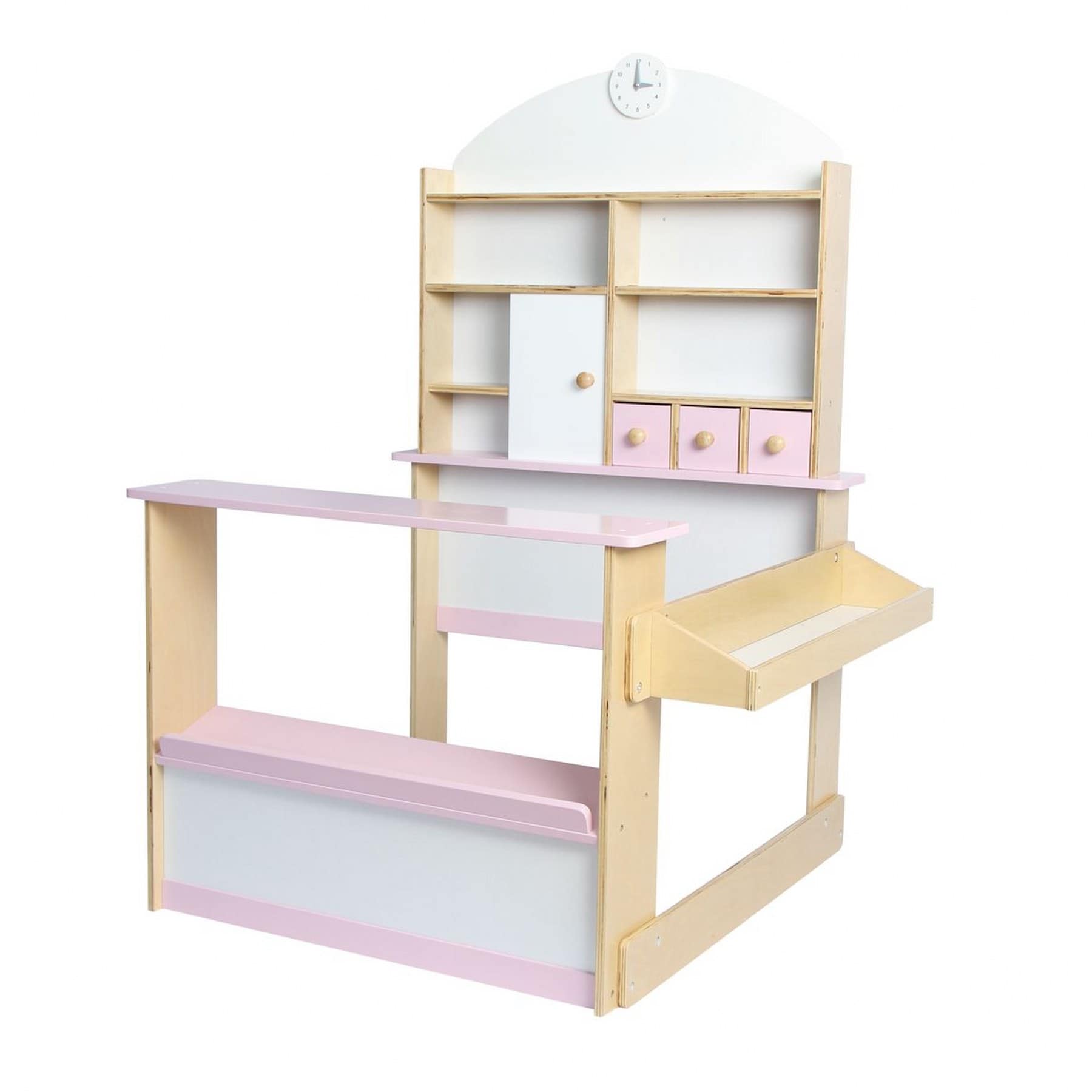 Coemo Kaufladen Lilly Holz Rosa Kaufmannsladen Supermarkt - Bild 1