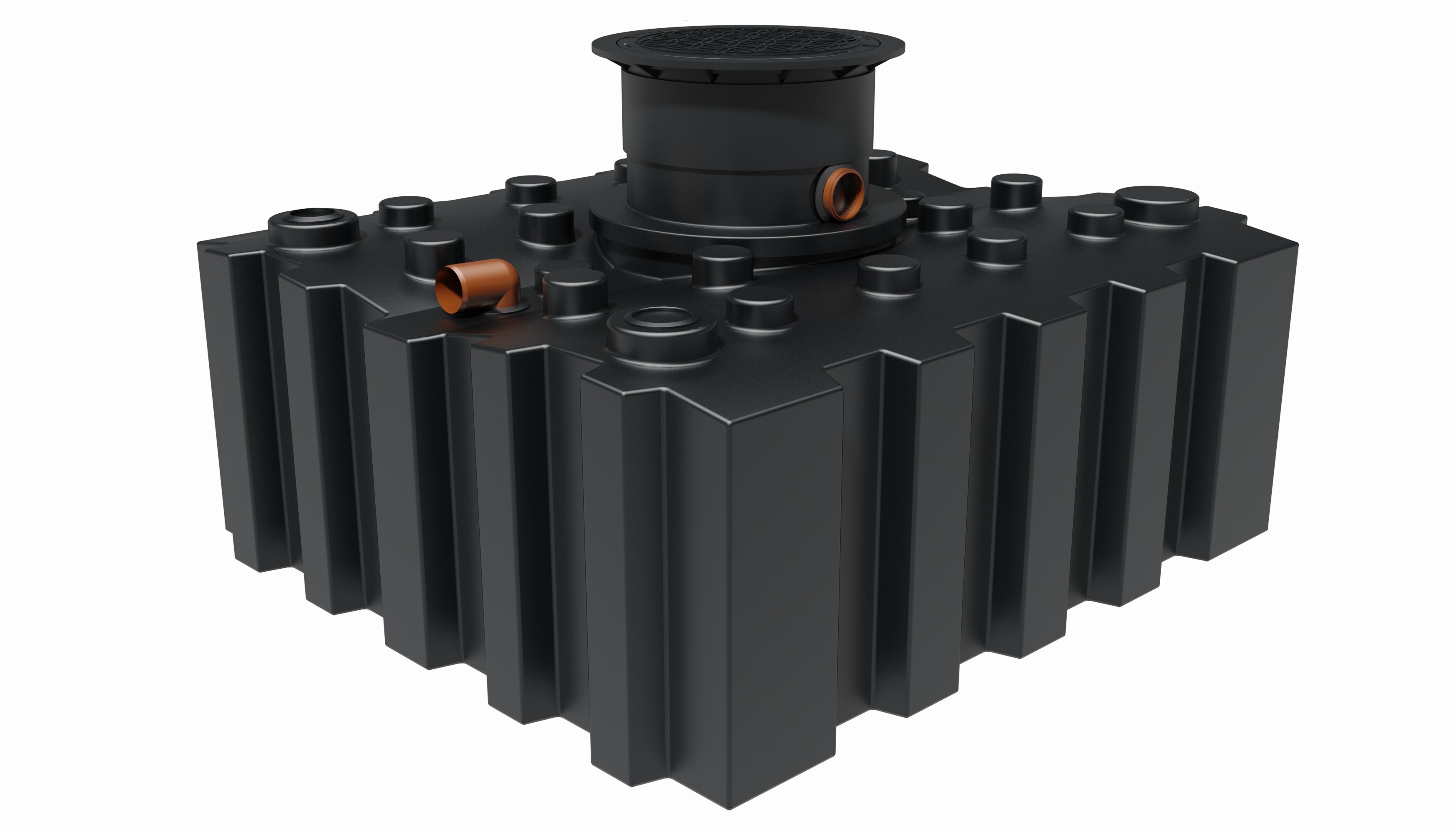 GreenLife Regenwasser-Flachtank 3.000 l mit Biovitor - Bild 1