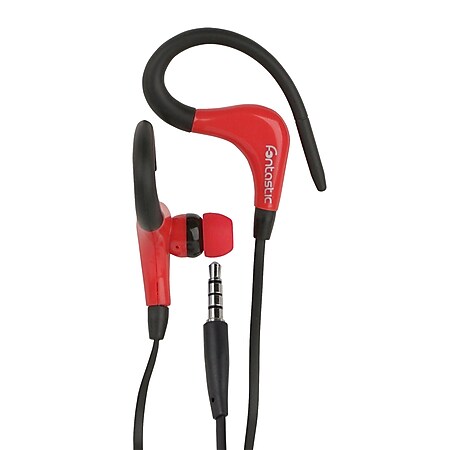 Fontastic kabelgebundenes In Ear Headset "Active" rot/schwarz - Bild 1