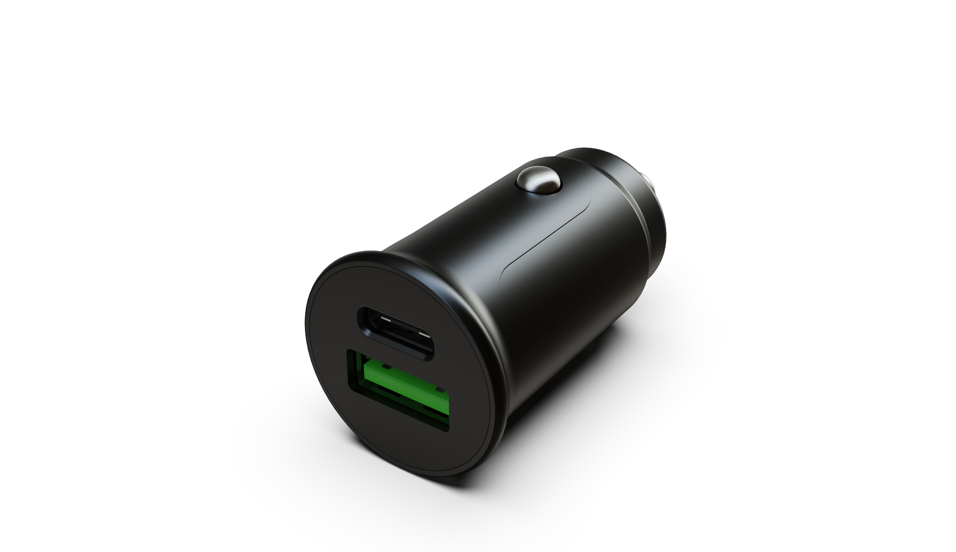 Fontastic Kfz-Ladeadapter Lito USB-A + USB Typ-C, 27Watt - Bild 1