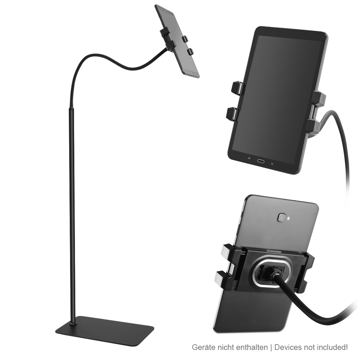 Tablet Bodenst&auml;nder Schwanenhals, inkl Tischklemme - Bild 1