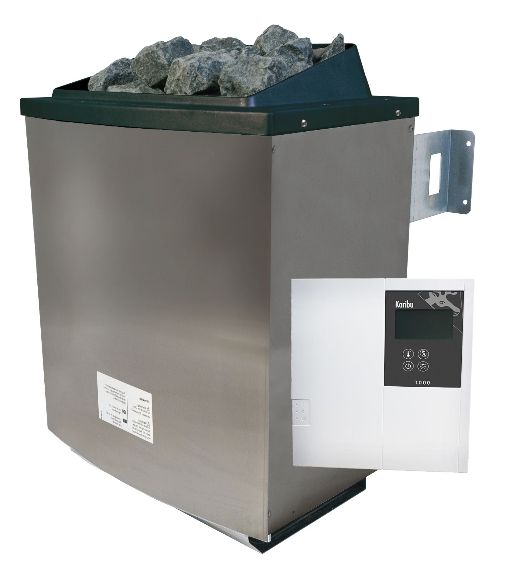 Karibu  Saunaofen 9 kW SET mit Steinen und Steuerung  classic Finnisch - Bild 1