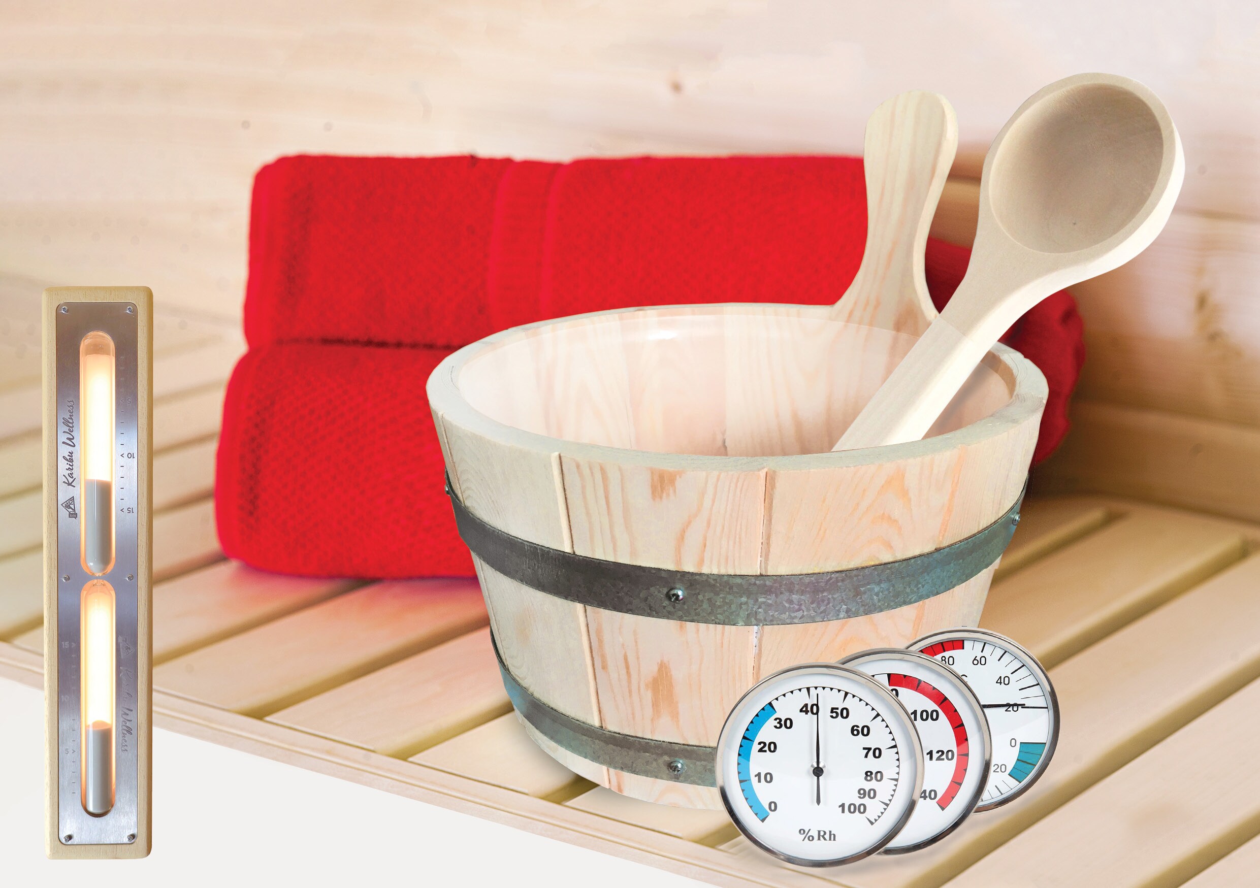 Karibu Saunazubeh&ouml;r SET Einsteigerset - Bild 1