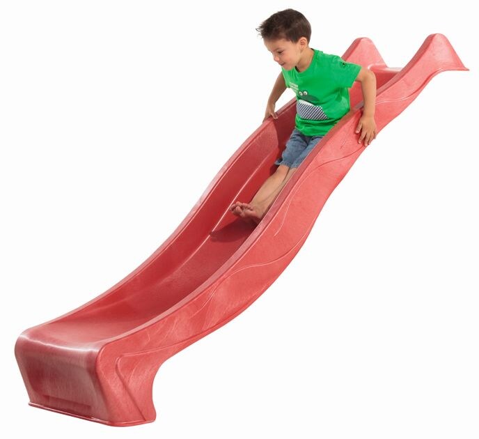 Karibu Wellenrutsche 2,5 m rot Spielrutsche Kinderrutsche Wasserrutsche - Bild 1