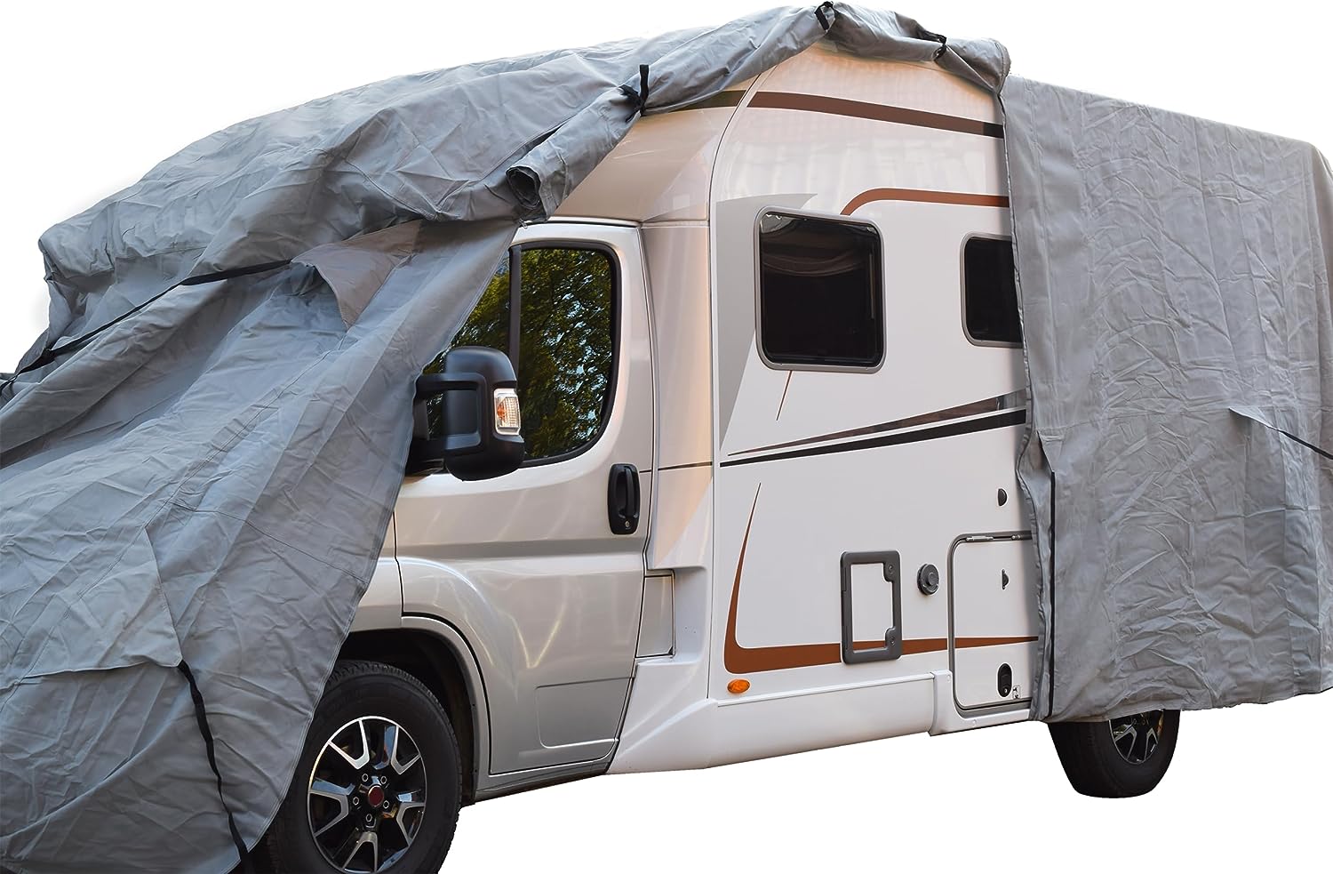 GreenYard Wohnmobil Schutzh&uuml;lle mit Reflektoren Gr&ouml;&szlig;e XL | 870 x 235 x 275 cm - Bild 1