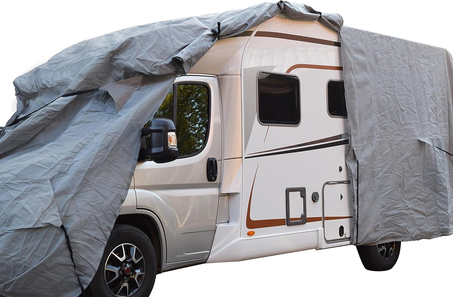 GreenYard Wohnmobil Schutzhülle mit Reflektoren Größe XL   870 x 235 x 275 cm | 04251094808041