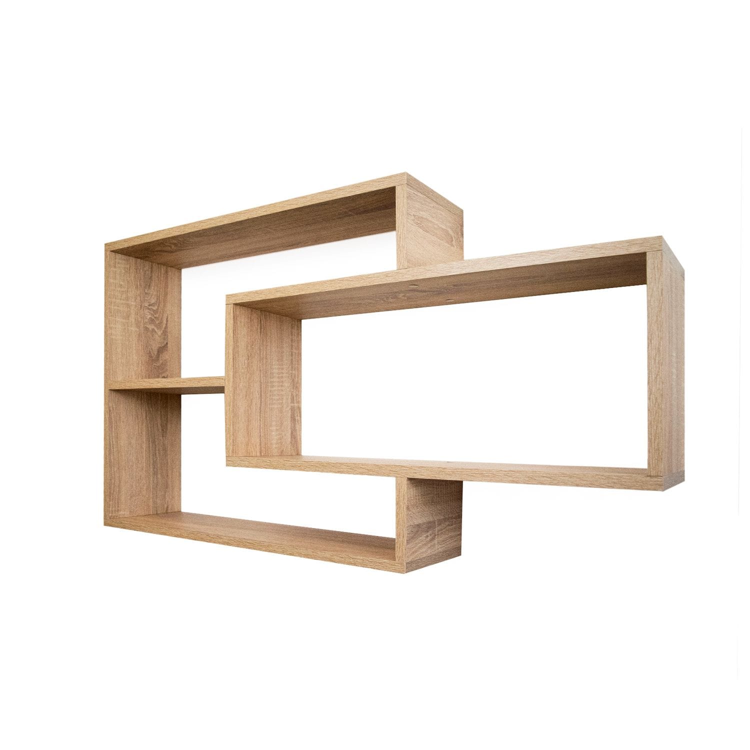 TRAUMM&Ouml;BEL Wandregal KARO Schweberegal Natur - Bild 1