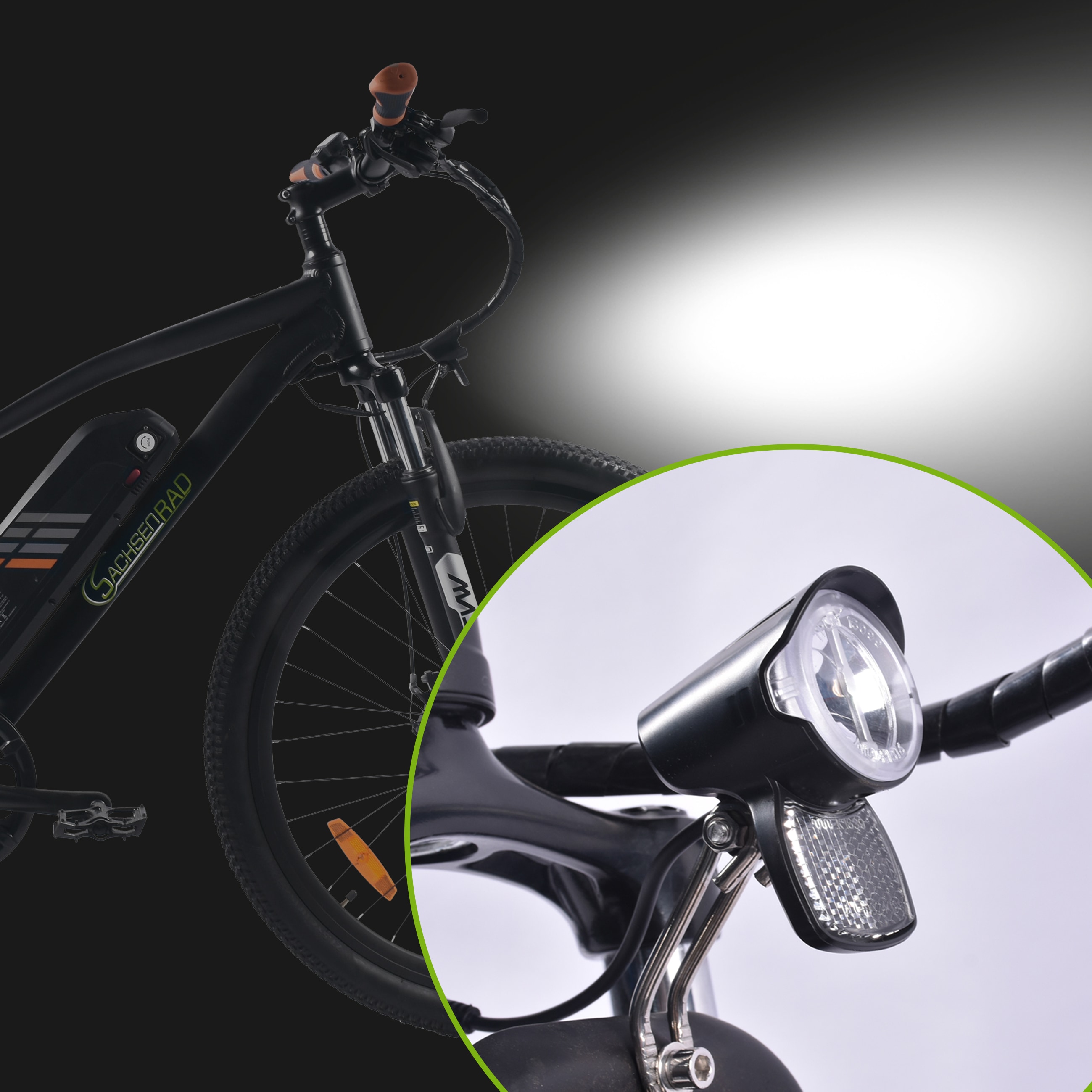 SachsenRAD E-Bike 27,5 Zoll E-Racing E-Mountain Bike R6 NEO V2 bis 150KM  online kaufen bei Netto