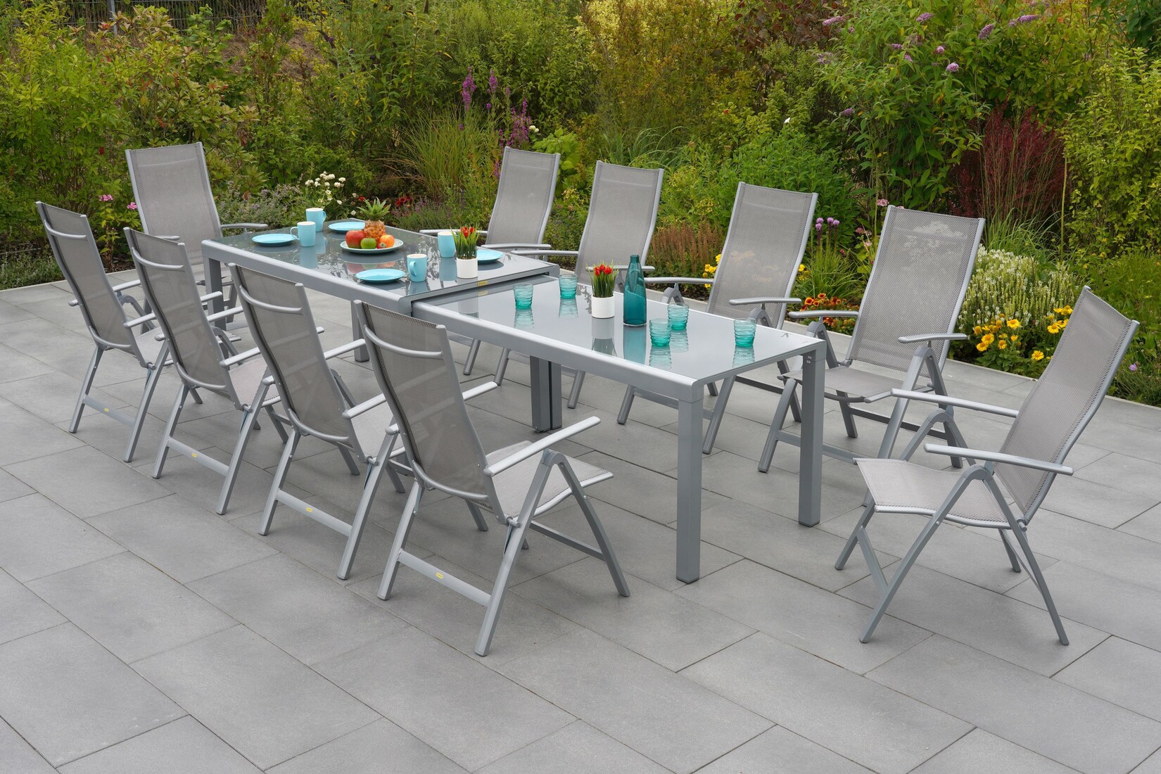 Merxx Taviano Set 11tlg. Flex-Ausziehtisch | 04033662983714