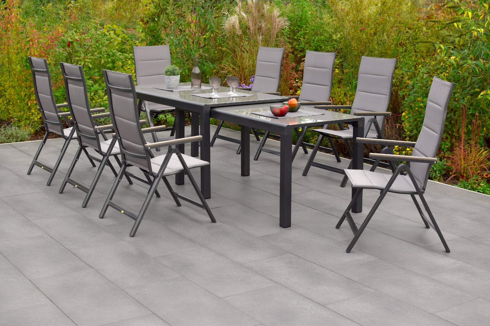 Merxx Trivero Set 9tlg. Flex-Ausziehtisch | 04033662984988