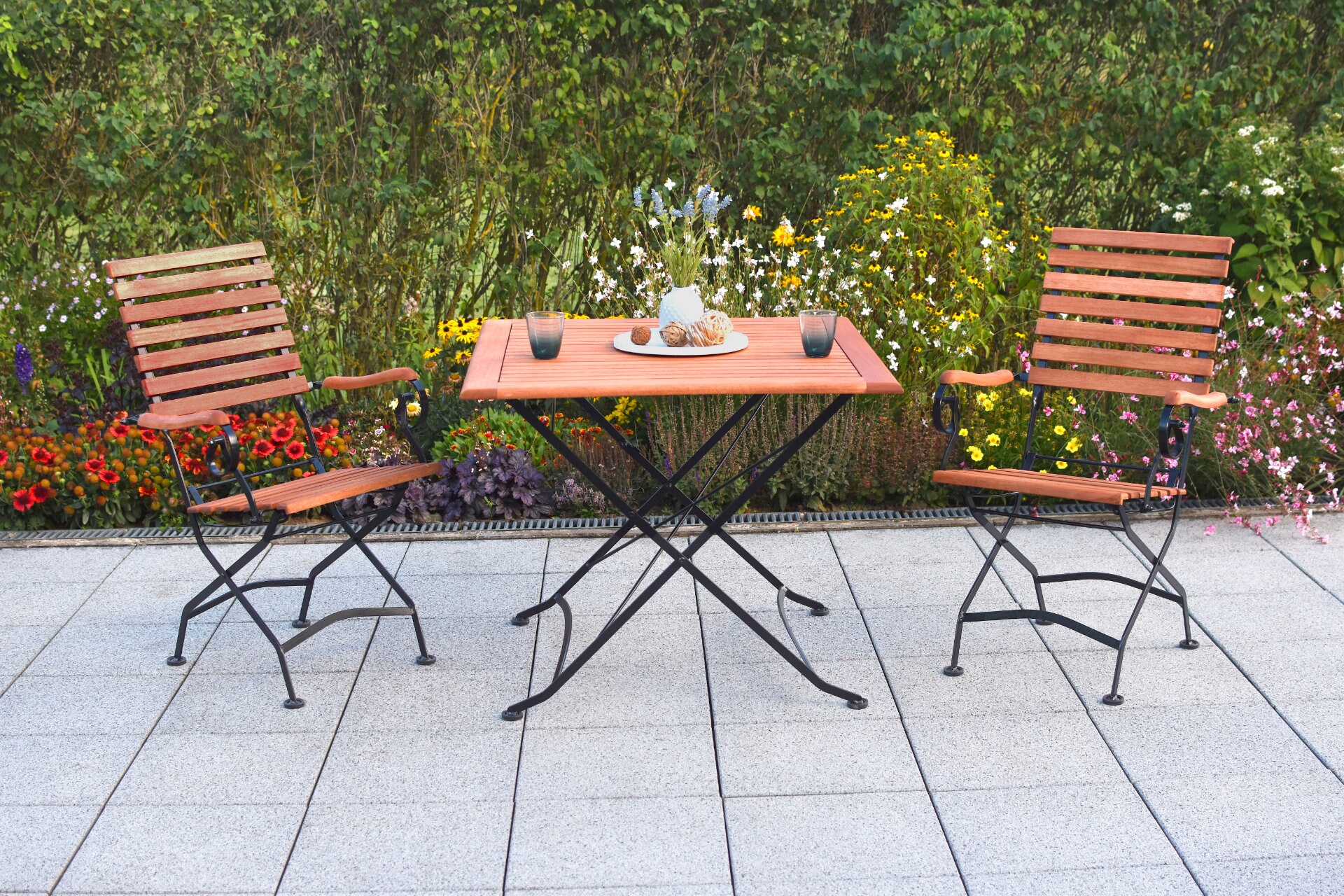 Merxx Schlossgarten Set 3tlg. Klapptisch - Bild 1