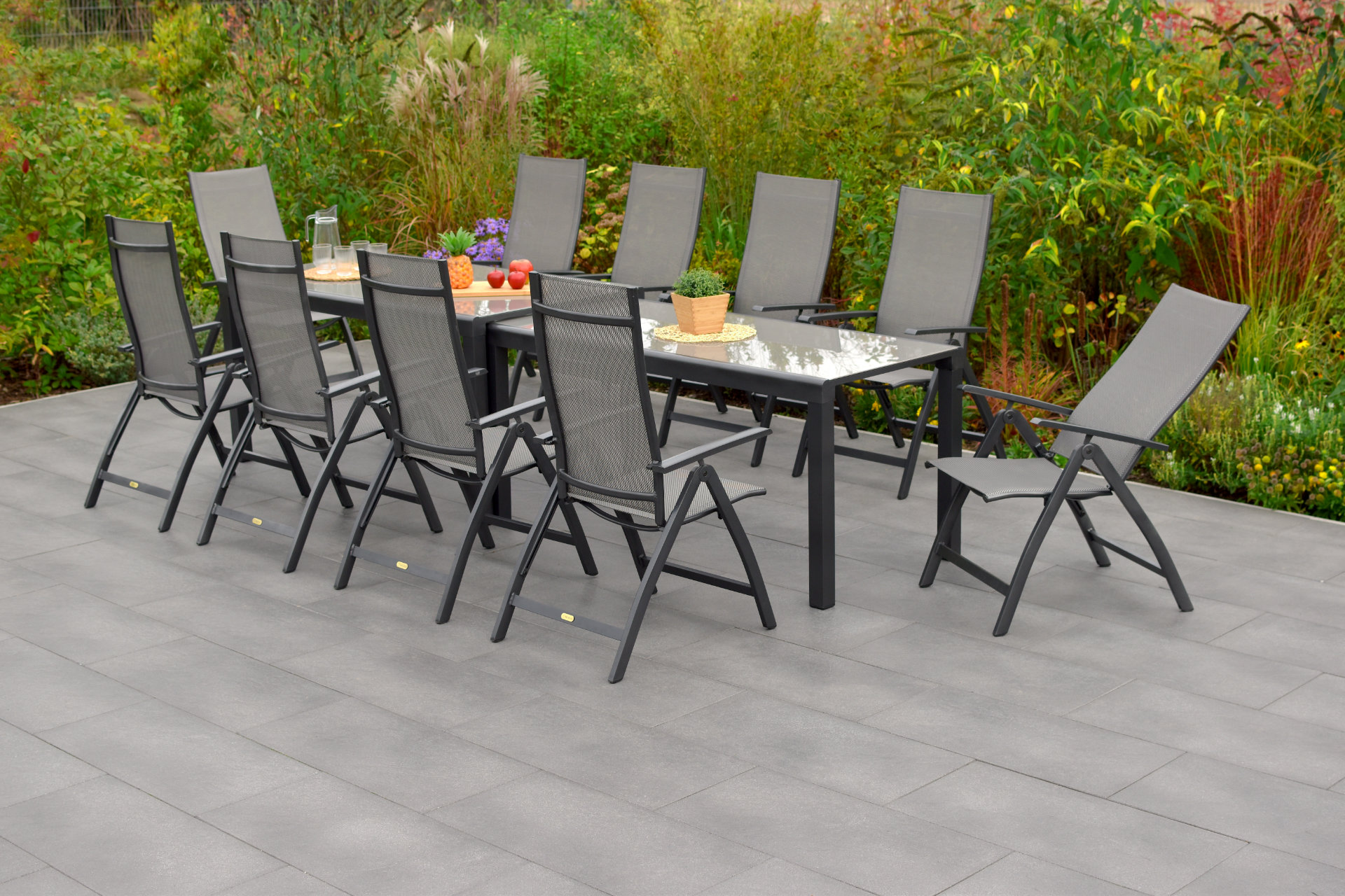 Merxx Vicenza Set 11tlg. Flex Ausziehtisch - Bild 1