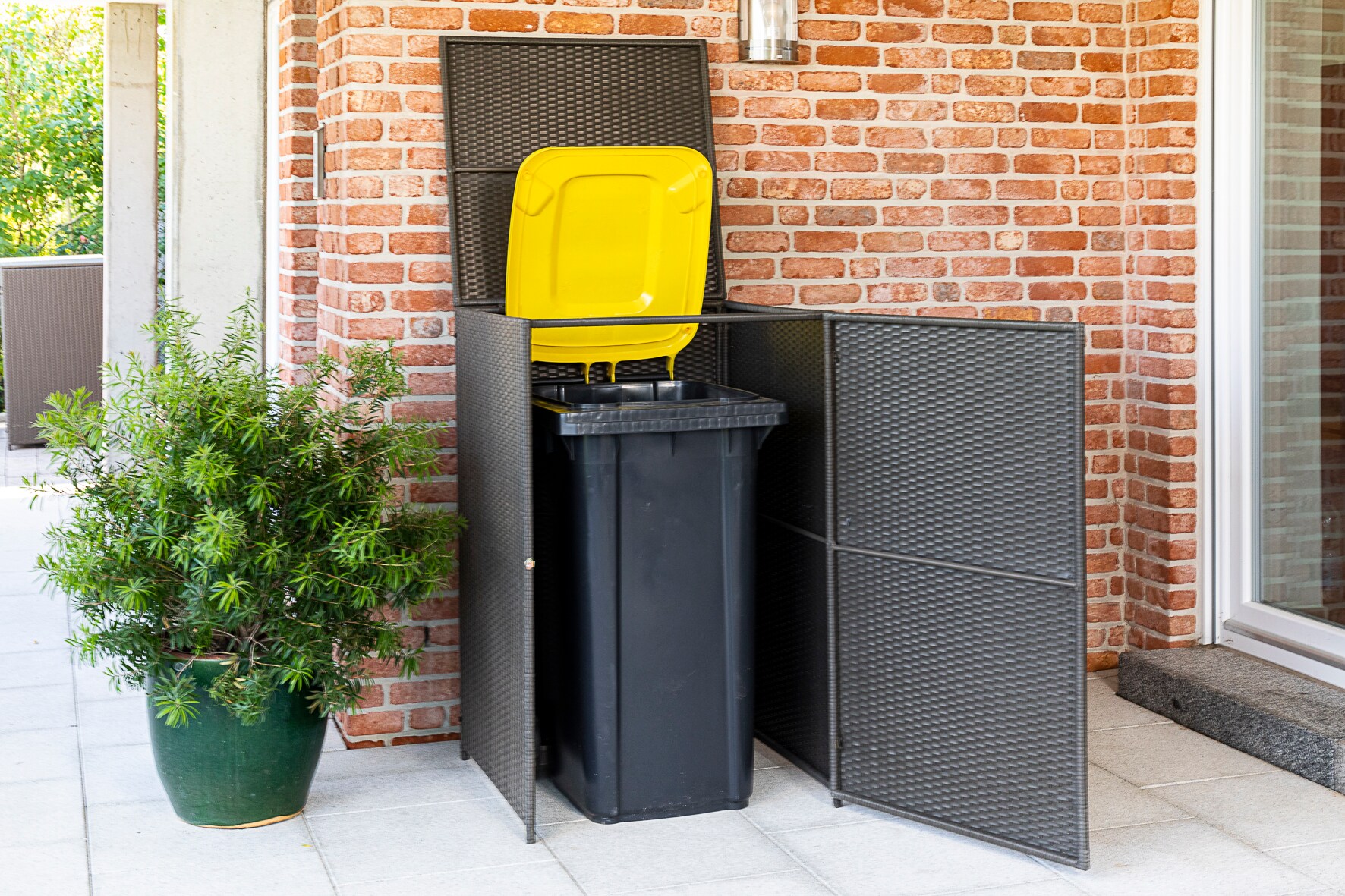 Merxx M&uuml;lltonnenabdeckung 76 x 76 cm - Bild 1