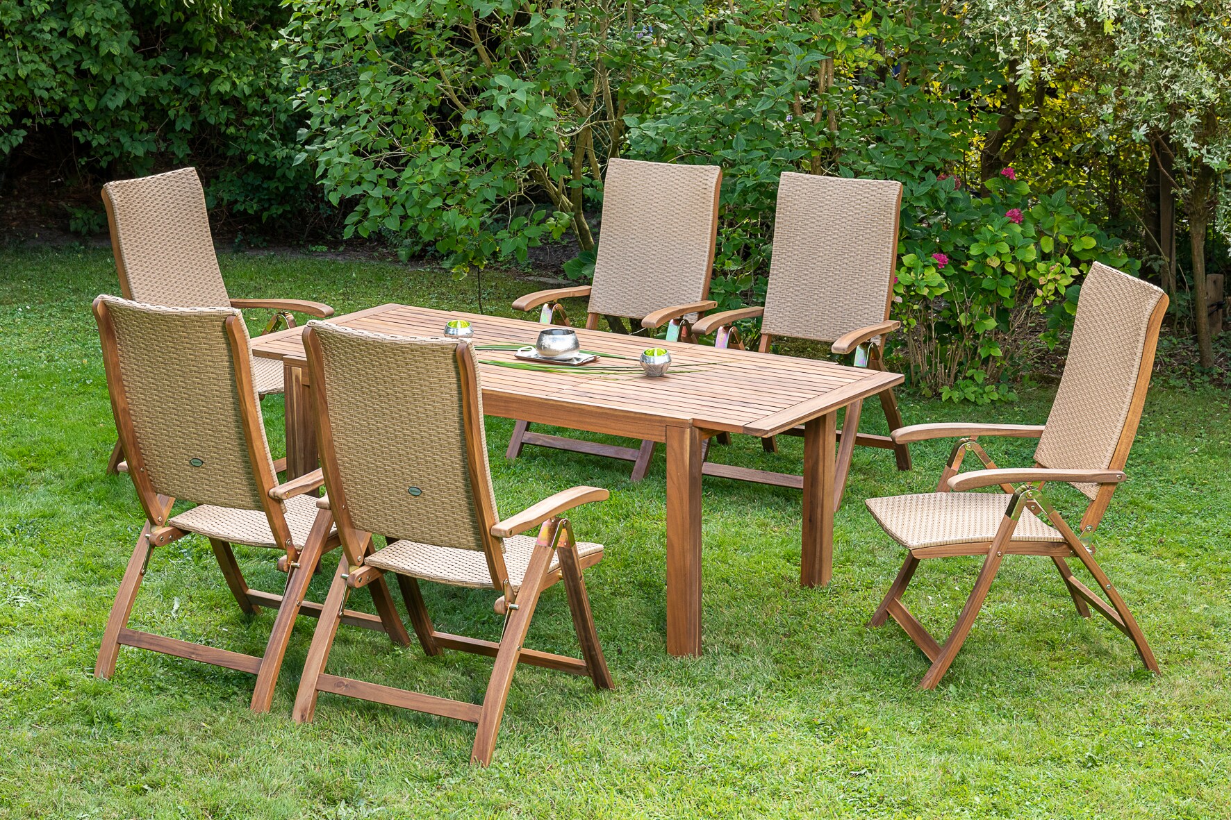 Merxx Capri Set 7tlg. Ausziehtisch - Bild 1