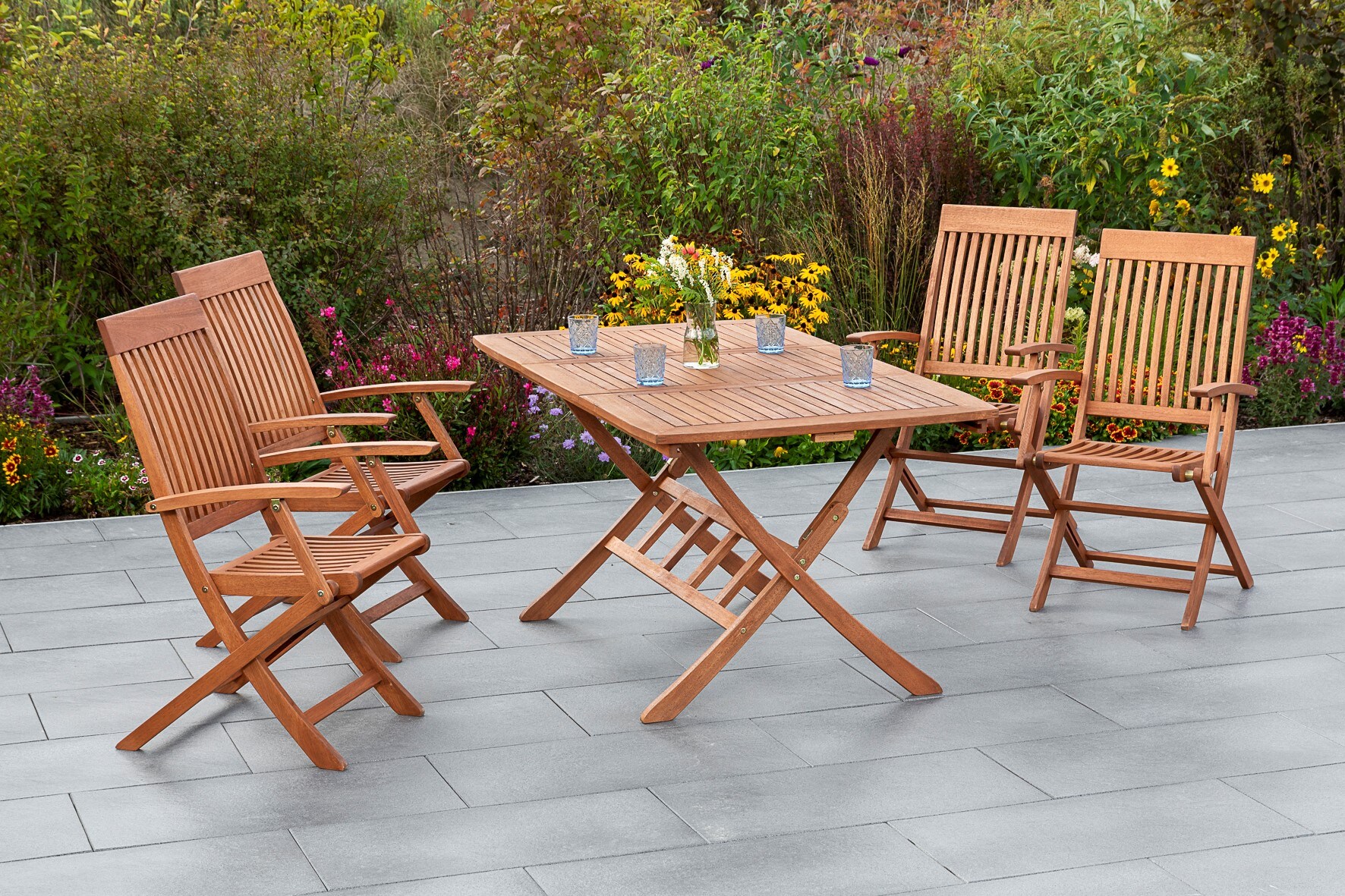 Merxx Comodoro Set 5tlg. Klappausziehtisch - Bild 1