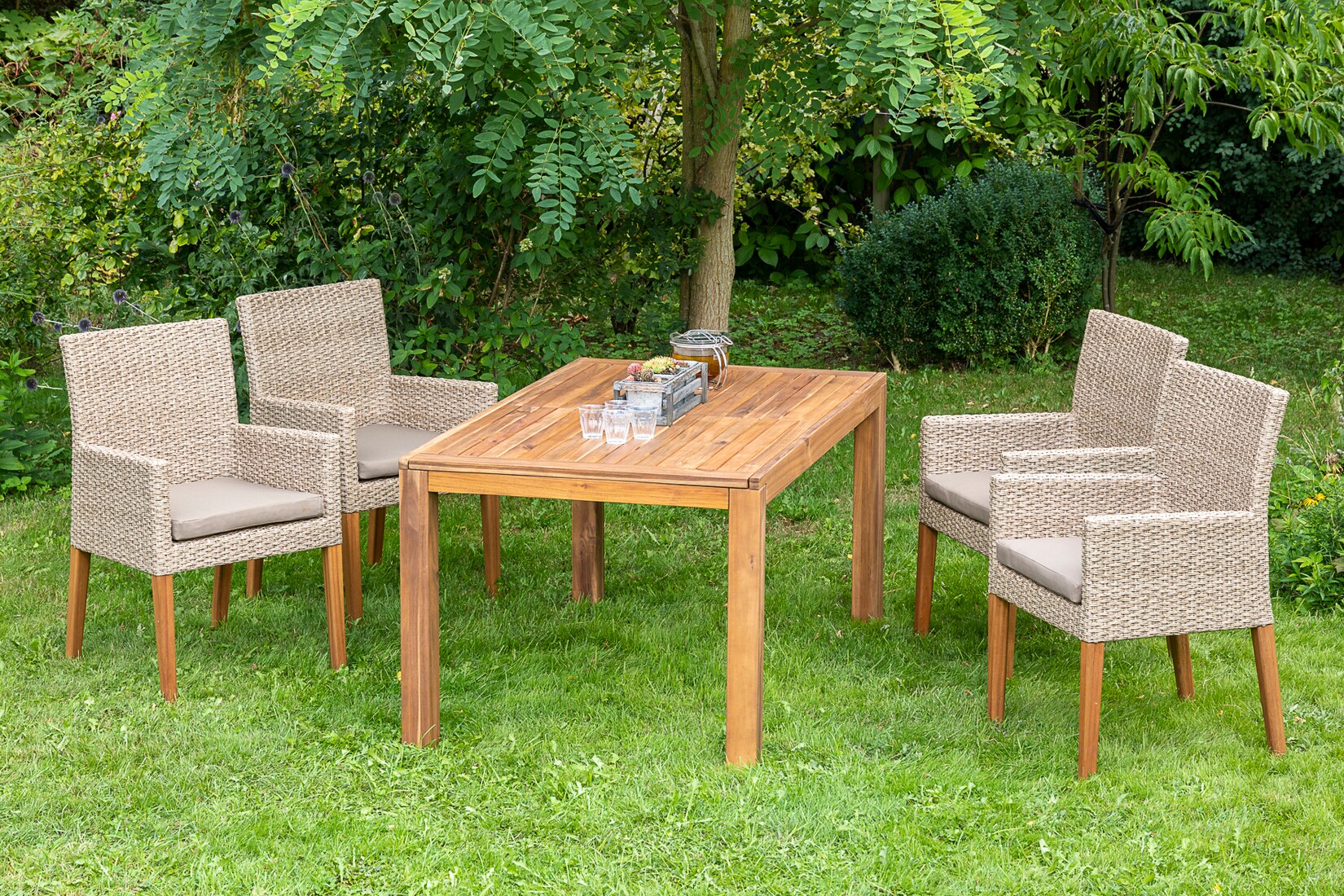 Merxx Ranzano Set 5tlg. Ausziehtisch | 04033662901497