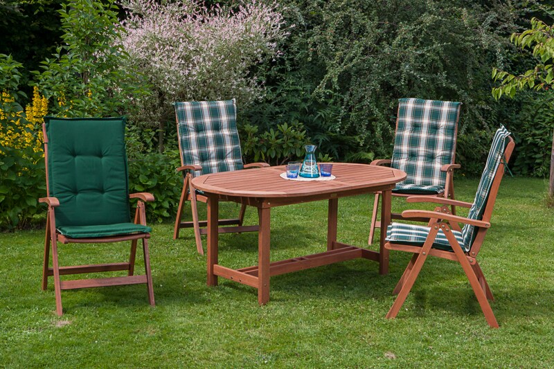 Merxx La Plata Set 9tlg. Ausziehtisch oval - Bild 1